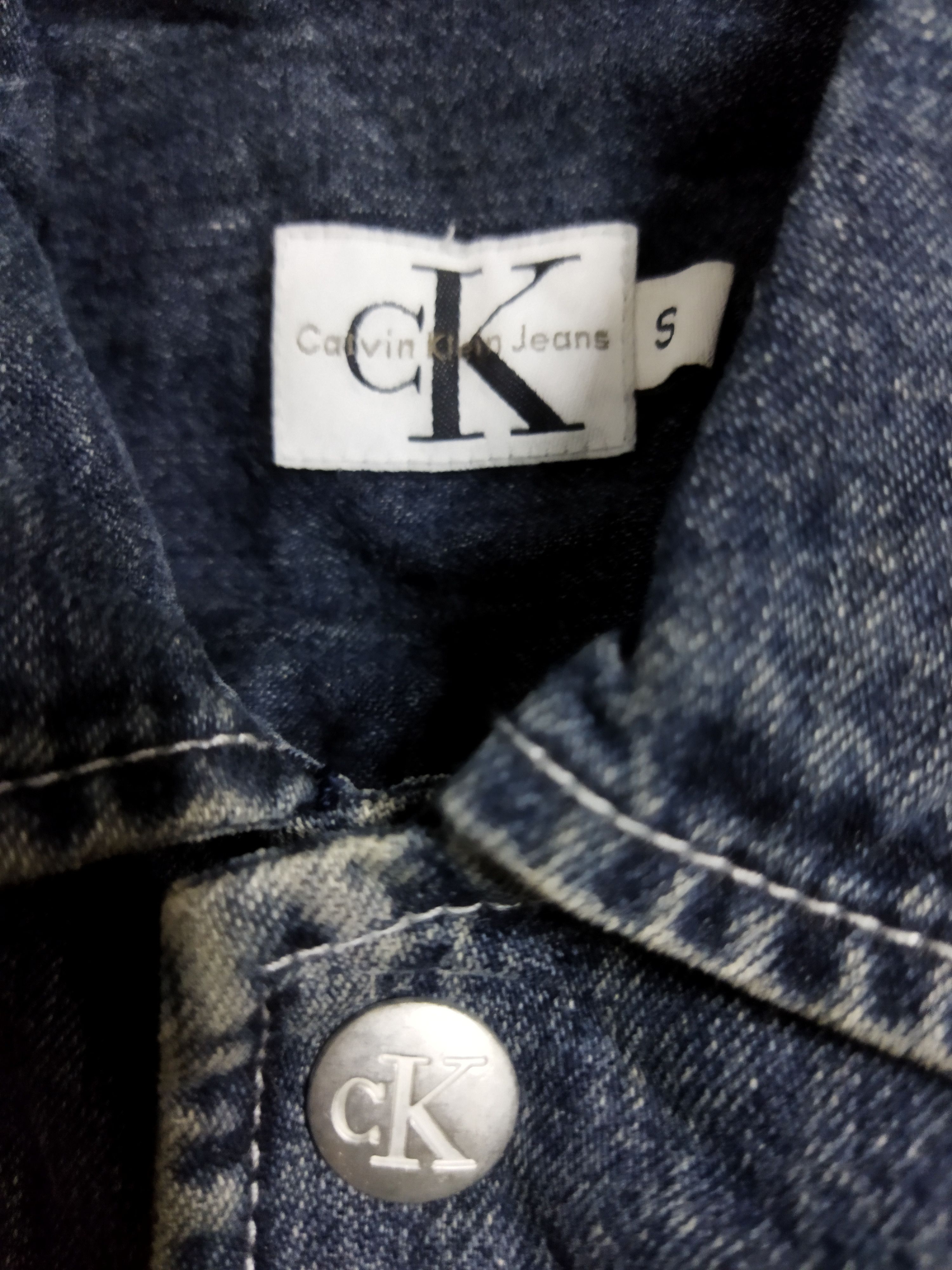 Calvin Klein Vintage Calvin Klein Denim Belt Dress Size S / US 4 / IT 40 - 6 Thumbnail