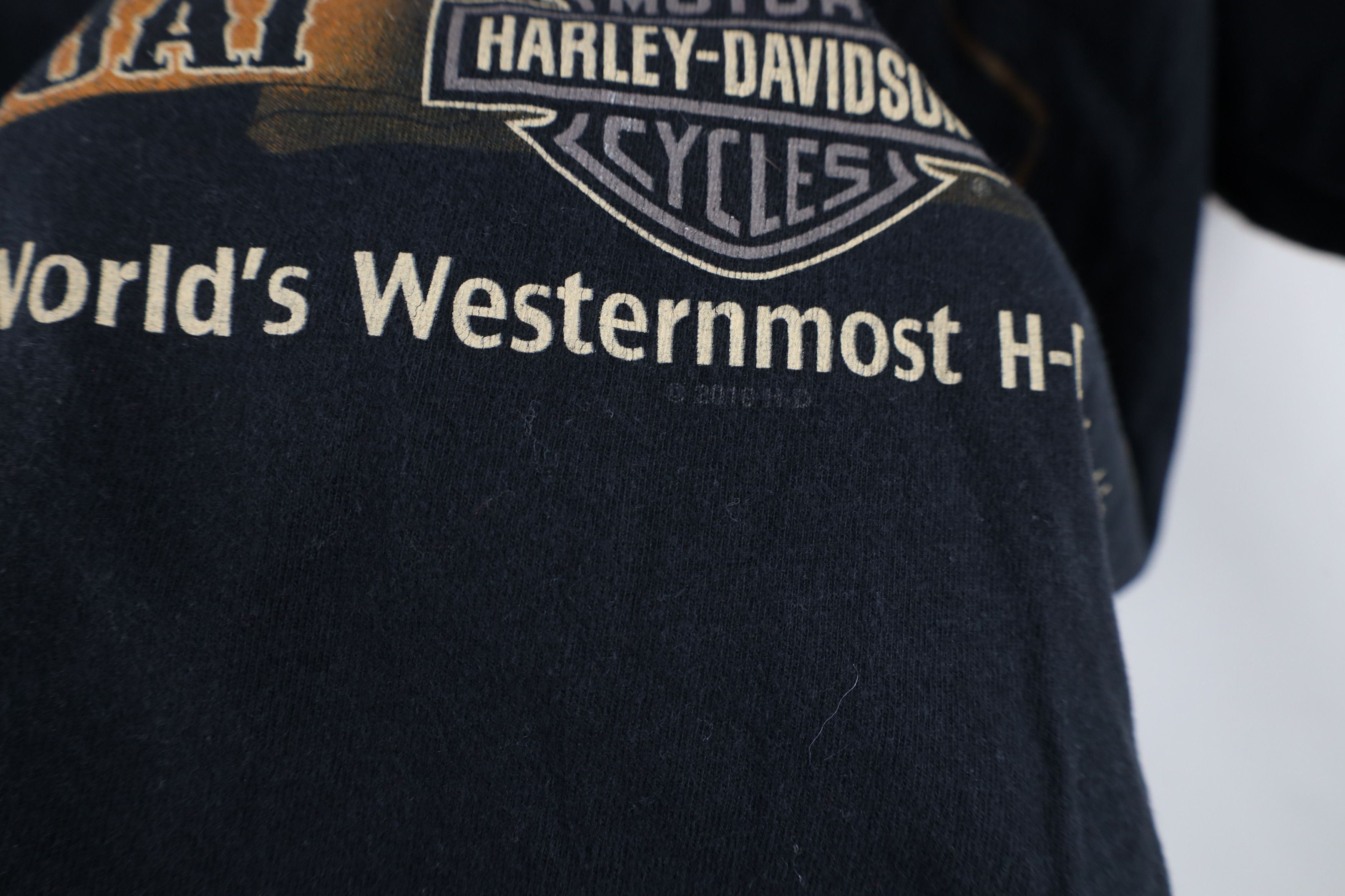 Harley Davidson × Vintage Vintage Y2K Harley Davidson Hawaii Hog Motorcycle T-Shirt Size US XL / EU 56 / 4 - 8 Thumbnail