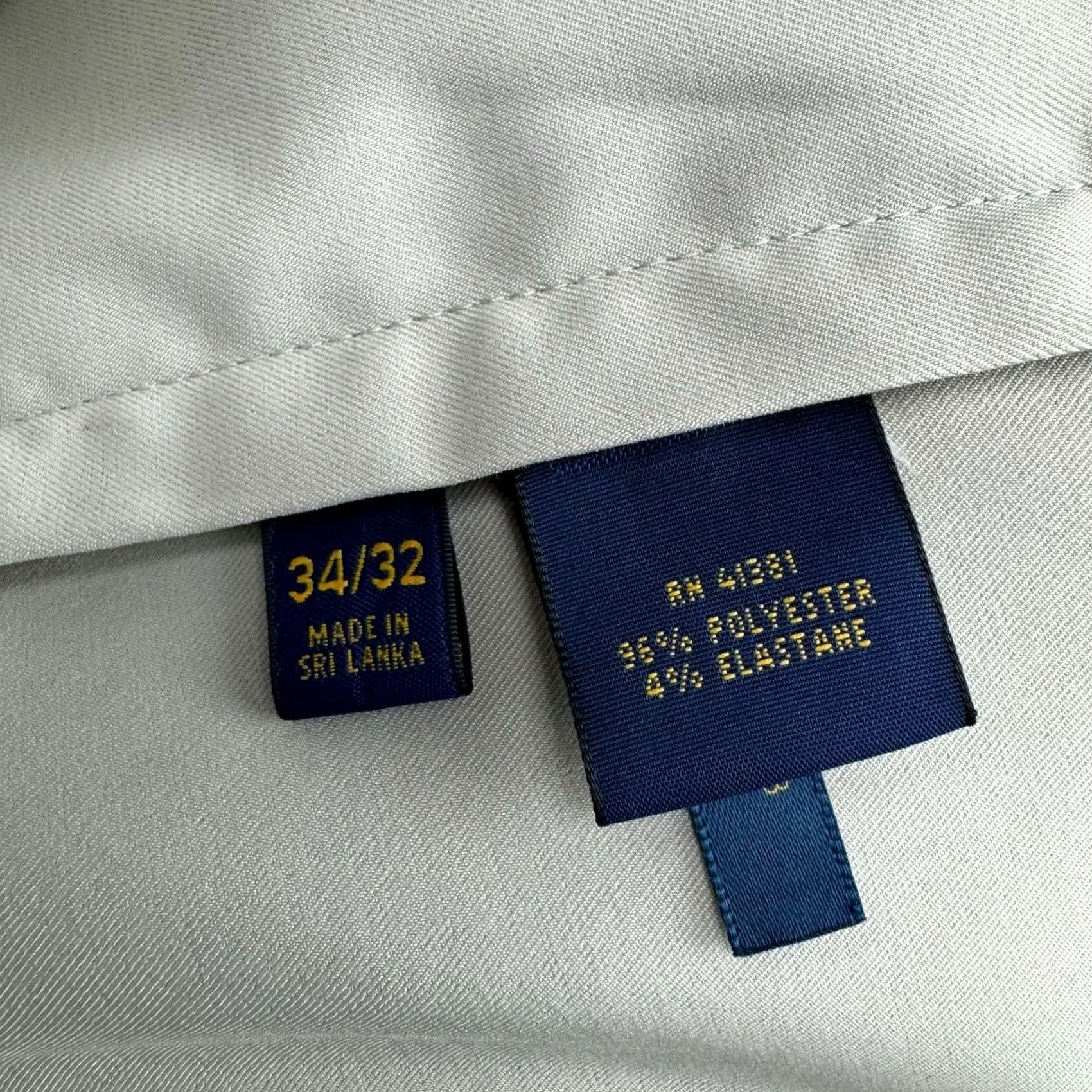 Polo Ralph Lauren Polo Ralph Lauren Tan Performance Flat Front Polyester Elastane Pants Size 34X32 Mens Size US S / EU 44-46 / 1 - 4 Thumbnail