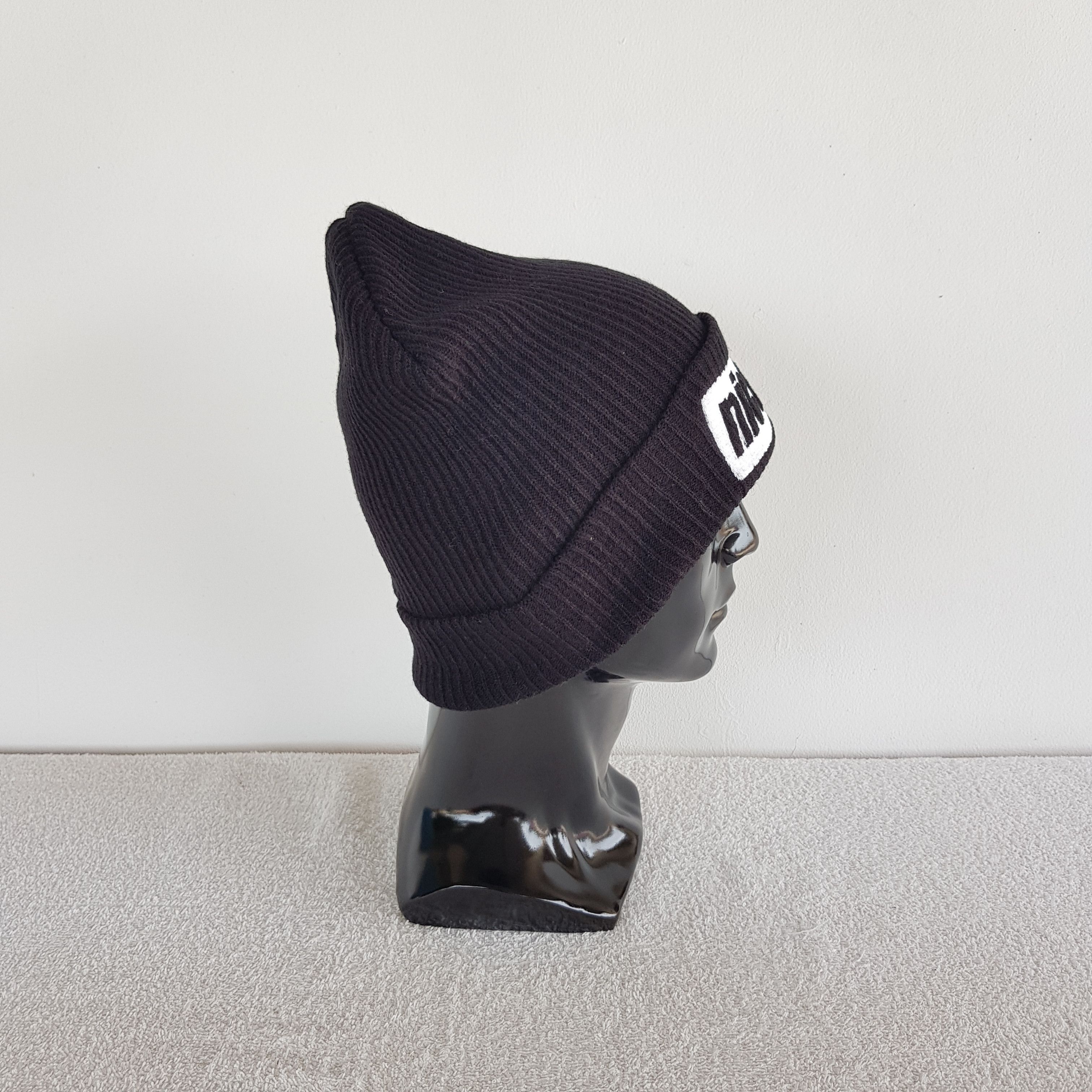 Vintage Nice Try Beanie Humor Snow Cap Ribbed Knit Crochet Hats. Size ONE SIZE - 2 Thumbnail