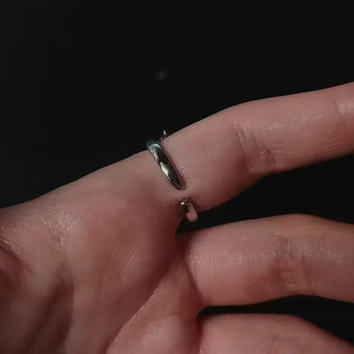 Jewelry Abstract Star Adjustable Ring Size ONE SIZE - 5 Thumbnail