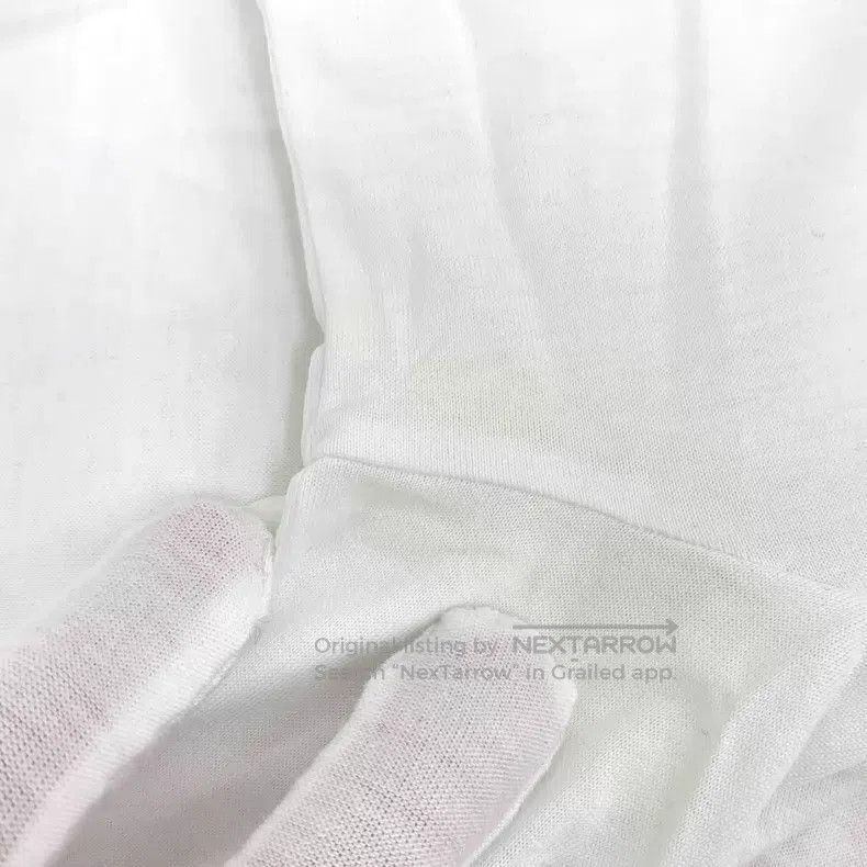 Prada Prada White logo triangle pocket round-neck cotton short-s Size US S / EU 44-46 / 1 - 9 Thumbnail