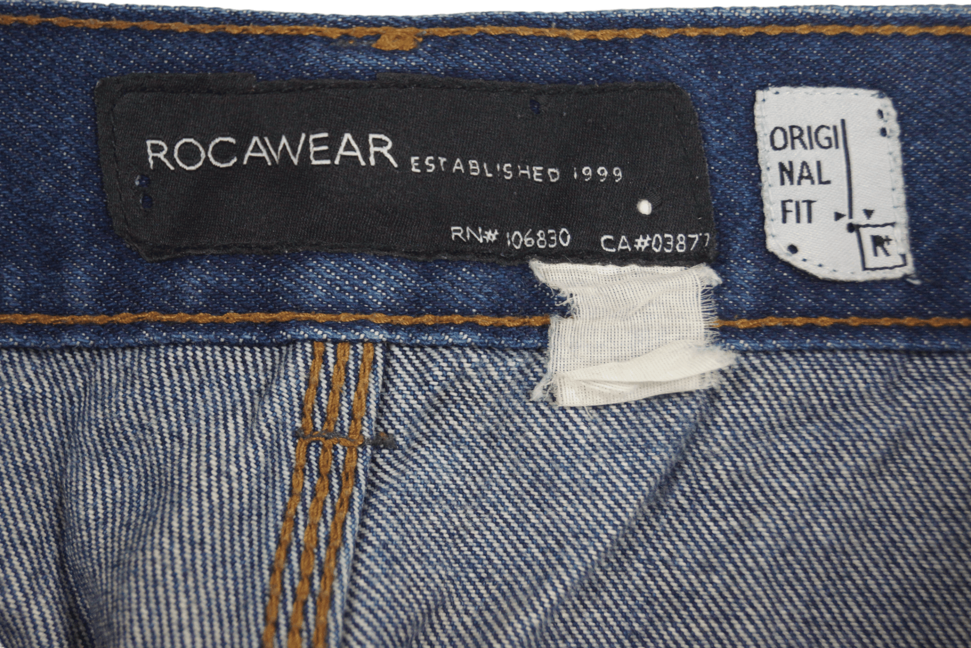 Rocawear × Vintage Rare Rocawear Denim Back Pocket Nice Design Size US 34 / EU 50 - 3 Thumbnail