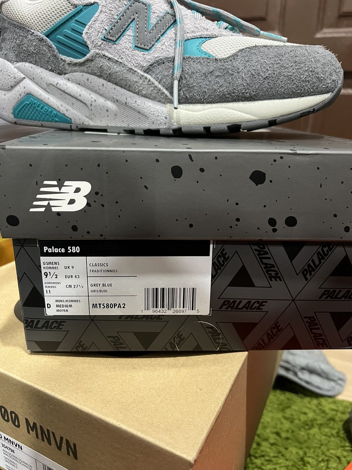 New Balance × Palace New balance 580 palace Size US 9.5 / EU 42-43 - 7 Thumbnail