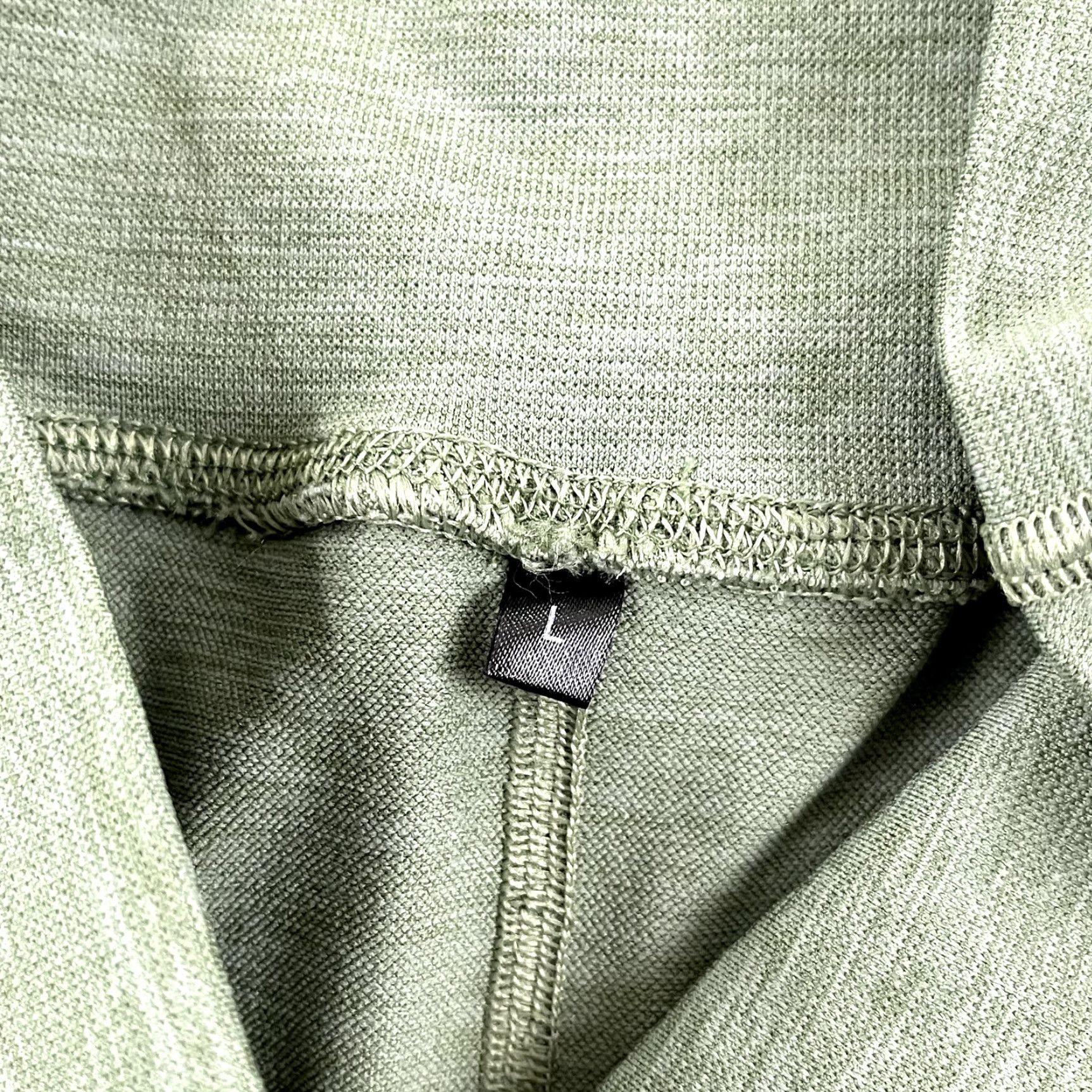 Vintage ALPHALETE Leggings Large Green Ankle Lightweight Workout Pants Womens Size 36" / US 14 / IT 50 - 4 Thumbnail