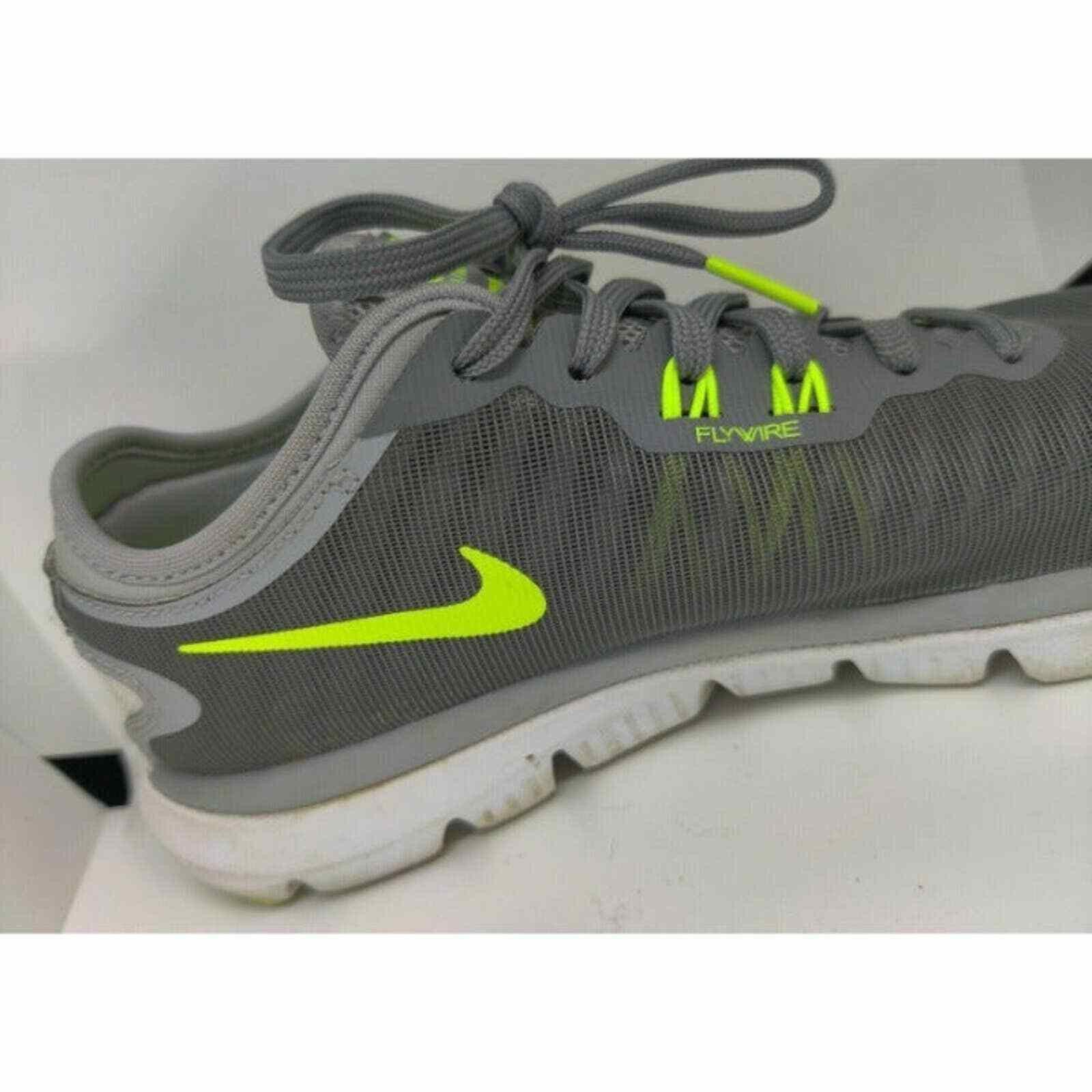 Nike Nike Flywire 7.5 Sneakers Gray Green Tennis Running Shoes L Size US 7.5 / IT 37.5 - 3 Thumbnail