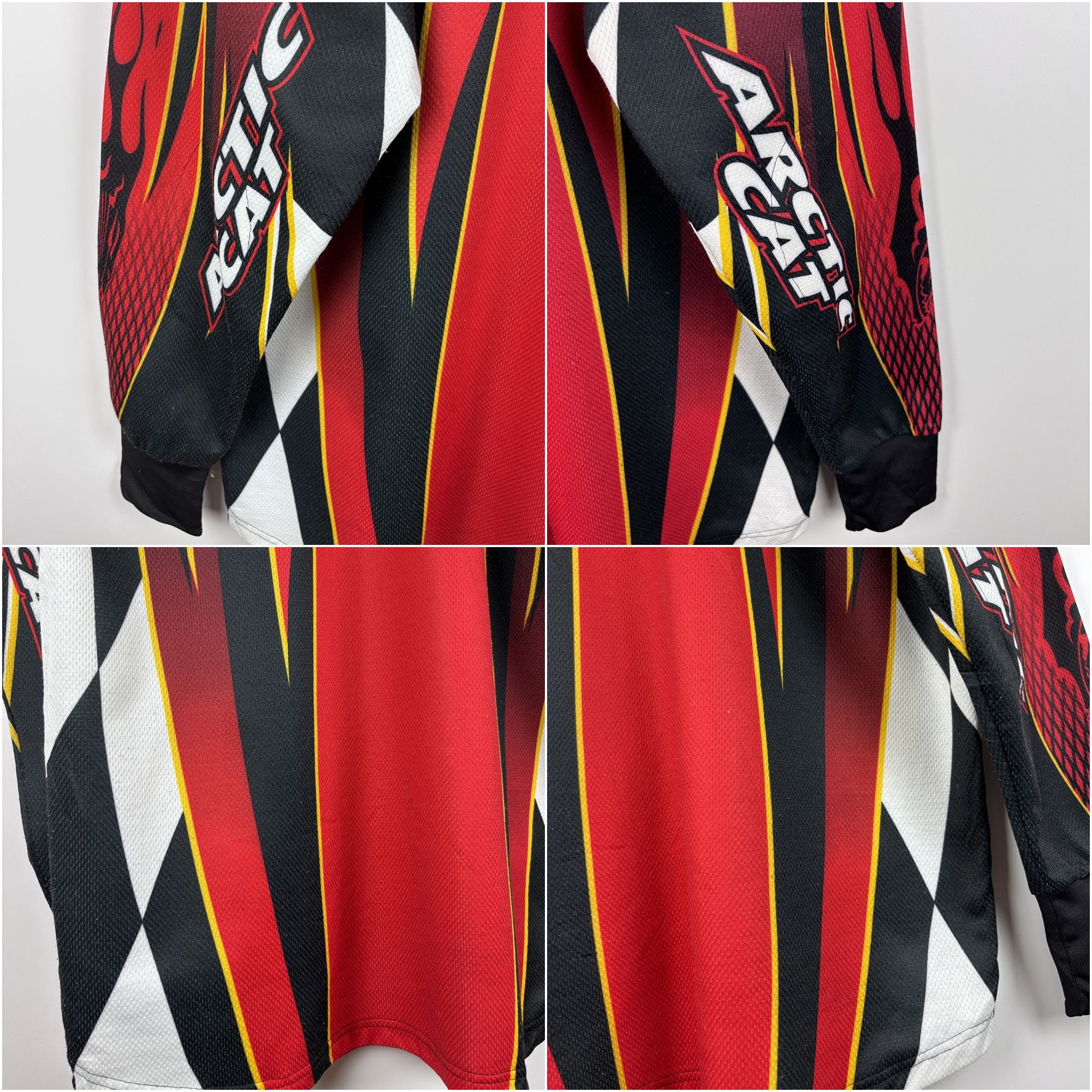 Other Vintage Arctic Cat Snowmobile Jersey Shirt Black Red Size XL Size US XL / EU 56 / 4 - 8 Thumbnail