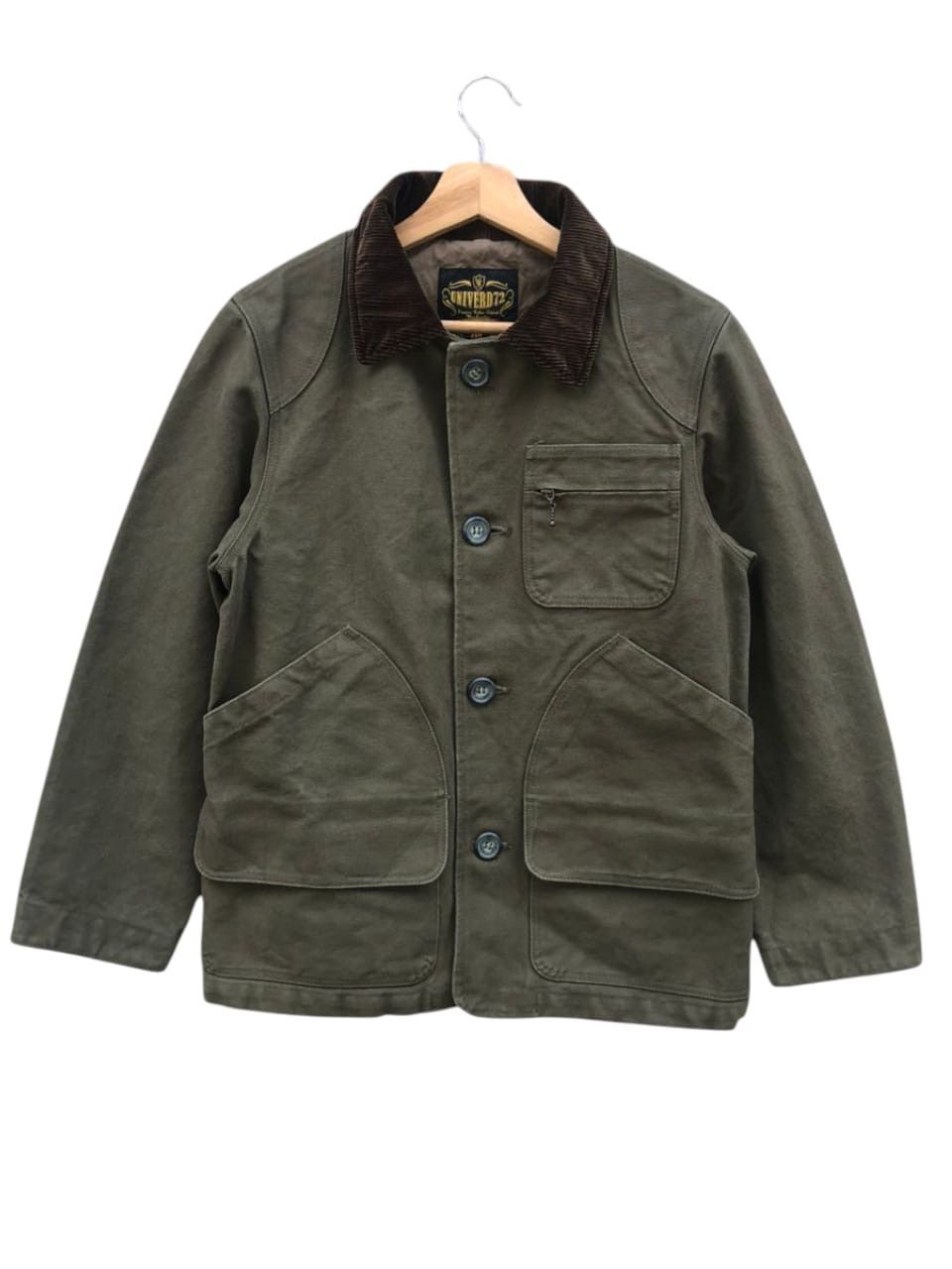 Japanese Brand × Vintage Vintage Univerd72 Houston Duck Canvas Hunting Jacket Rare Size US S / EU 44-46 / 1 - 1 Thumbnail