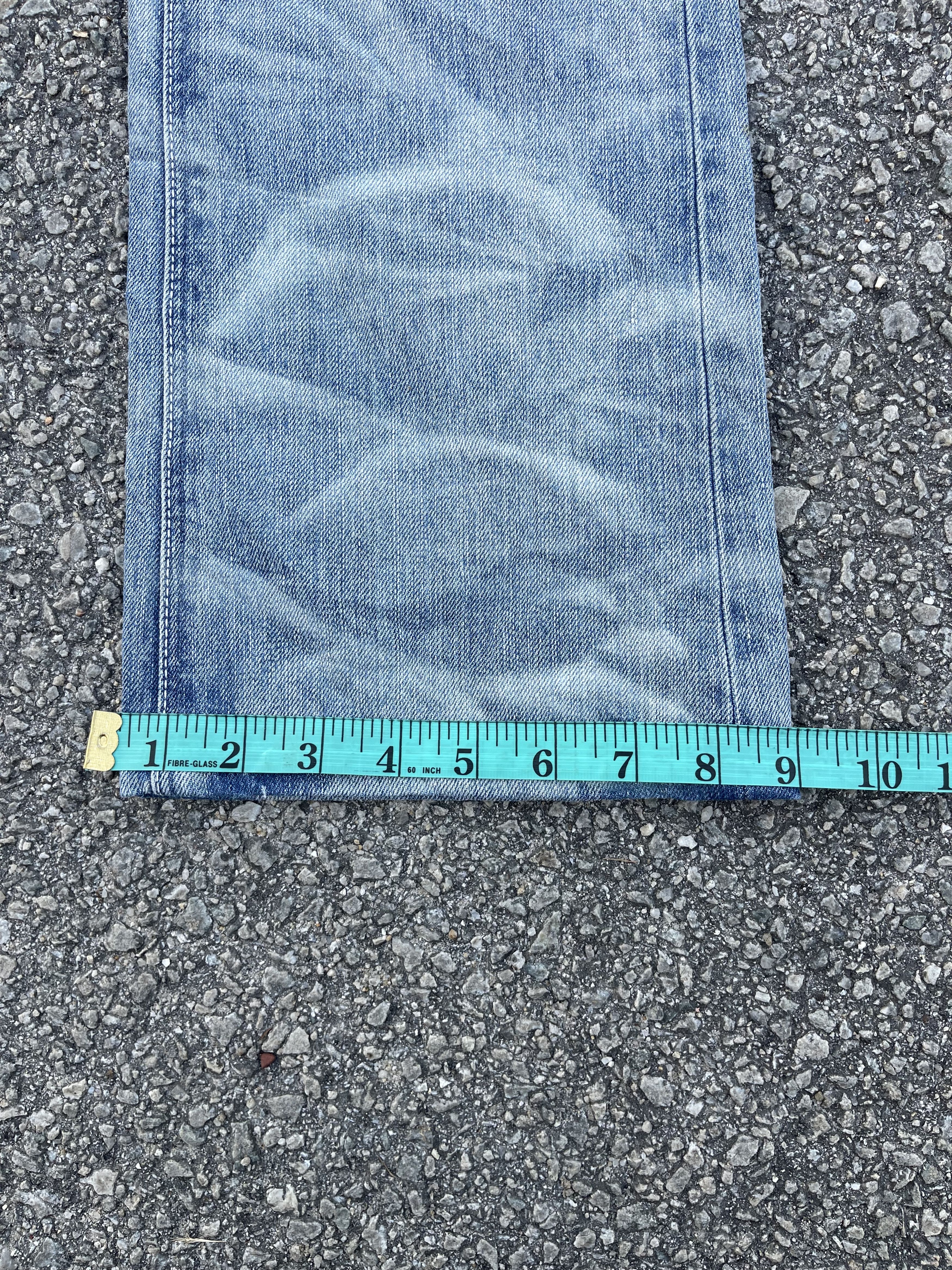Le Grande Bleu (L.G.B.) Murder License Flare Low Rise Jeans Blue faded of the day Size US 32 / EU 48 - 14 Thumbnail