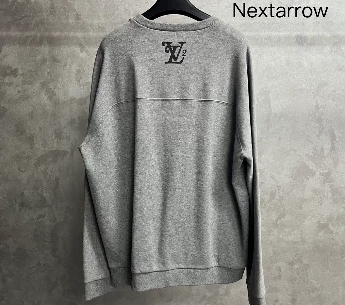 Louis Vuitton Louis Vuitton Grey Nigo Neck Long Sleeve Hoodie Size US XXL / EU 58 / 5 - 2 Thumbnail