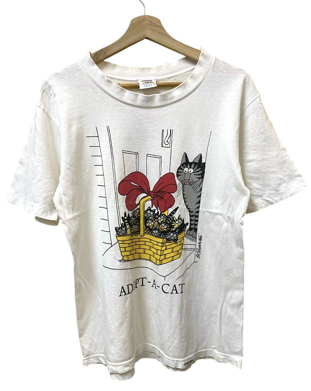 Crazy Shirts Hawaii Adopt A Cat Crewneck Tee