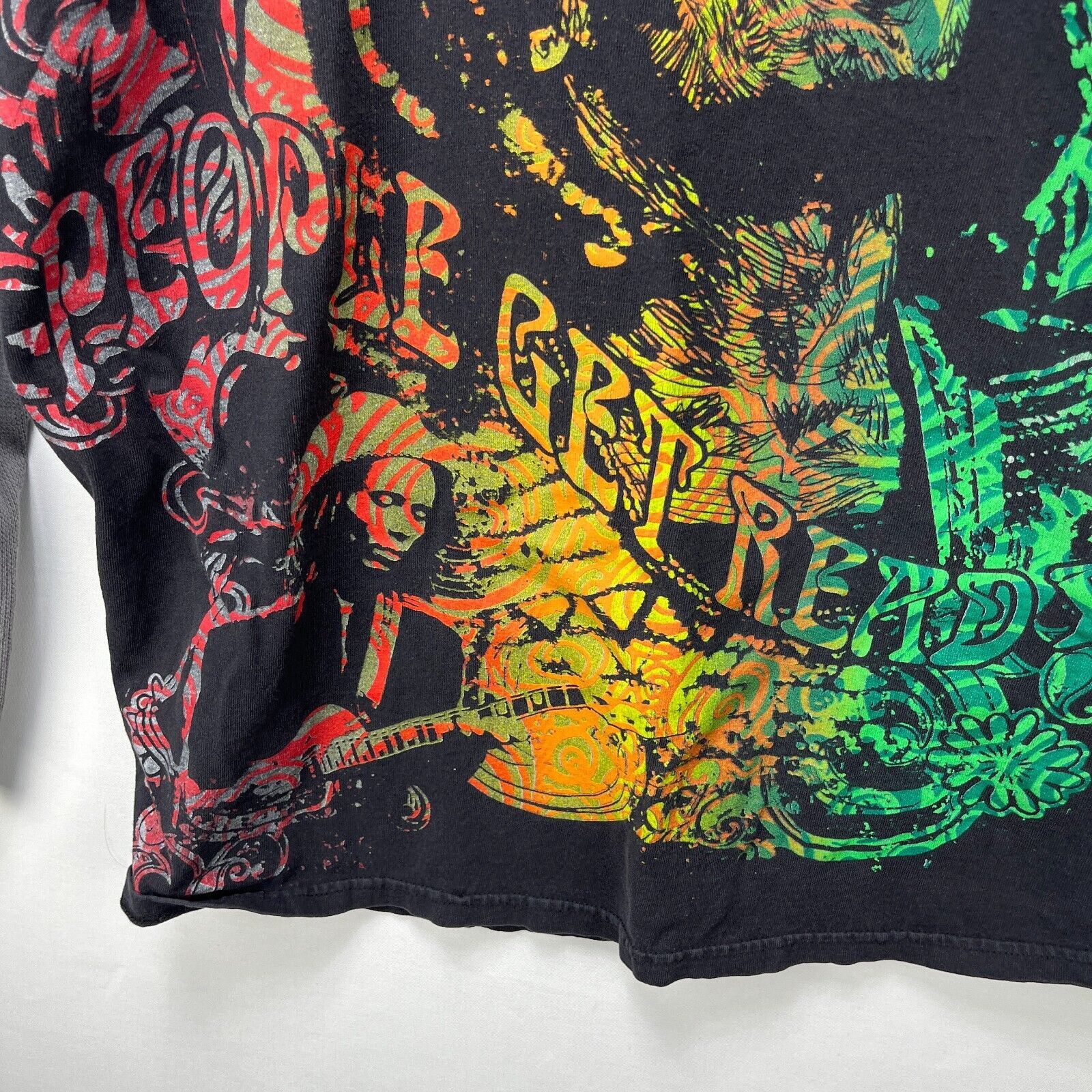 Bob Marley × Vintage Vintage Y2K Bob Marley Skater Long Sleeve Art Trippy Large Size US L / EU 52-54 / 3 - 4 Thumbnail