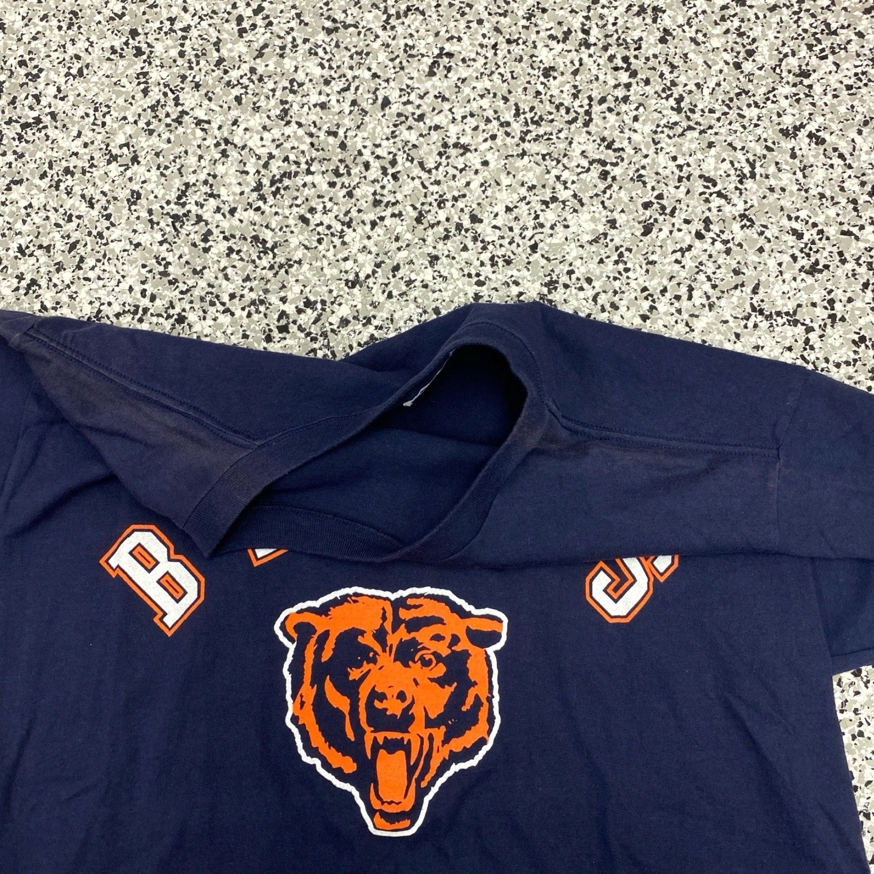 Reebok VINTAGE Chicago Bears Reebok T-Shirt L Men's Blue USA Made in USA Large Mens Blue Chicago Bears T-Shirt Reebok USA 90s Size US L / EU 52-54 / 3 - 4 Thumbnail