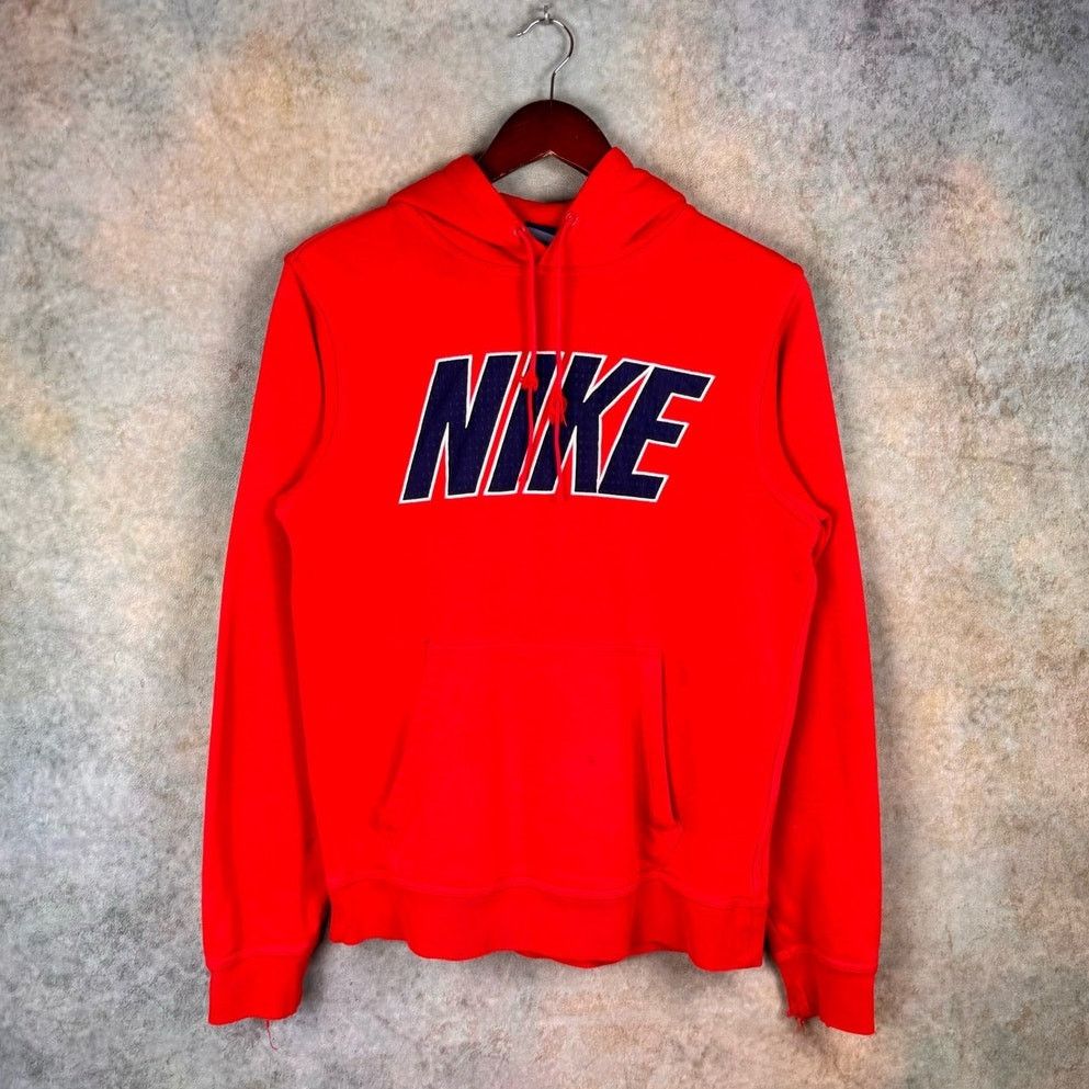 Nike Nike Logo Hoodie Sweatshirt Mens Sz S Red Spell Out Size US S / EU 44-46 / 1 - 1 Thumbnail