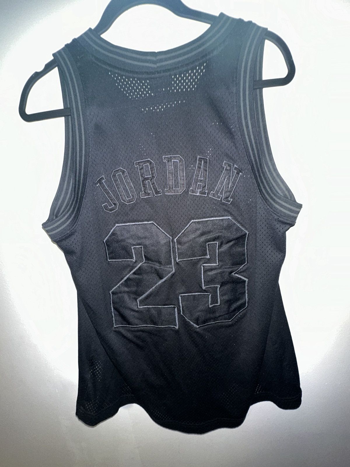 image of Space Jam Jordan Jersey Black, Men's (Size Large)