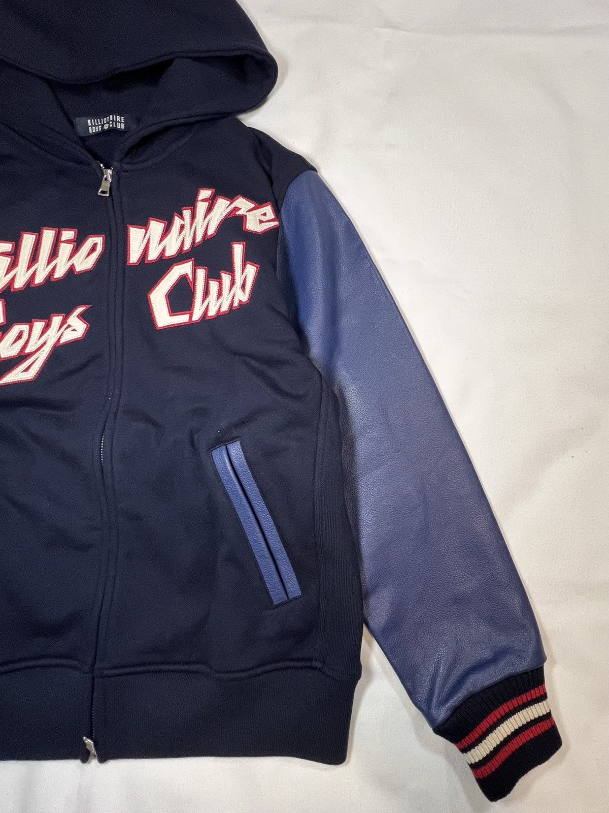 Billionaire Boys Club Leather sleeve zip up jacket S Size US S / EU 44-46 / 1 - 3 Thumbnail