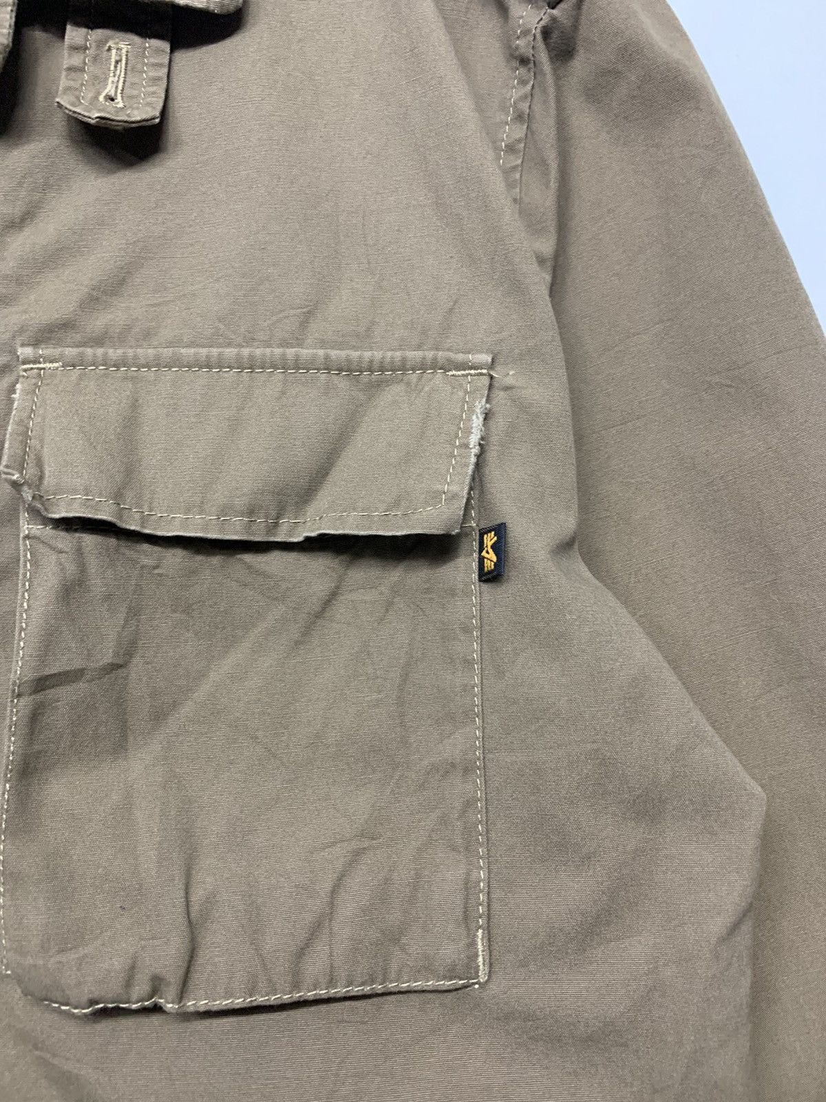 Alpha Industries Rare Alpha Industries Zipper Down Parka Jacket Size US M / EU 48-50 / 2 - 10 Thumbnail