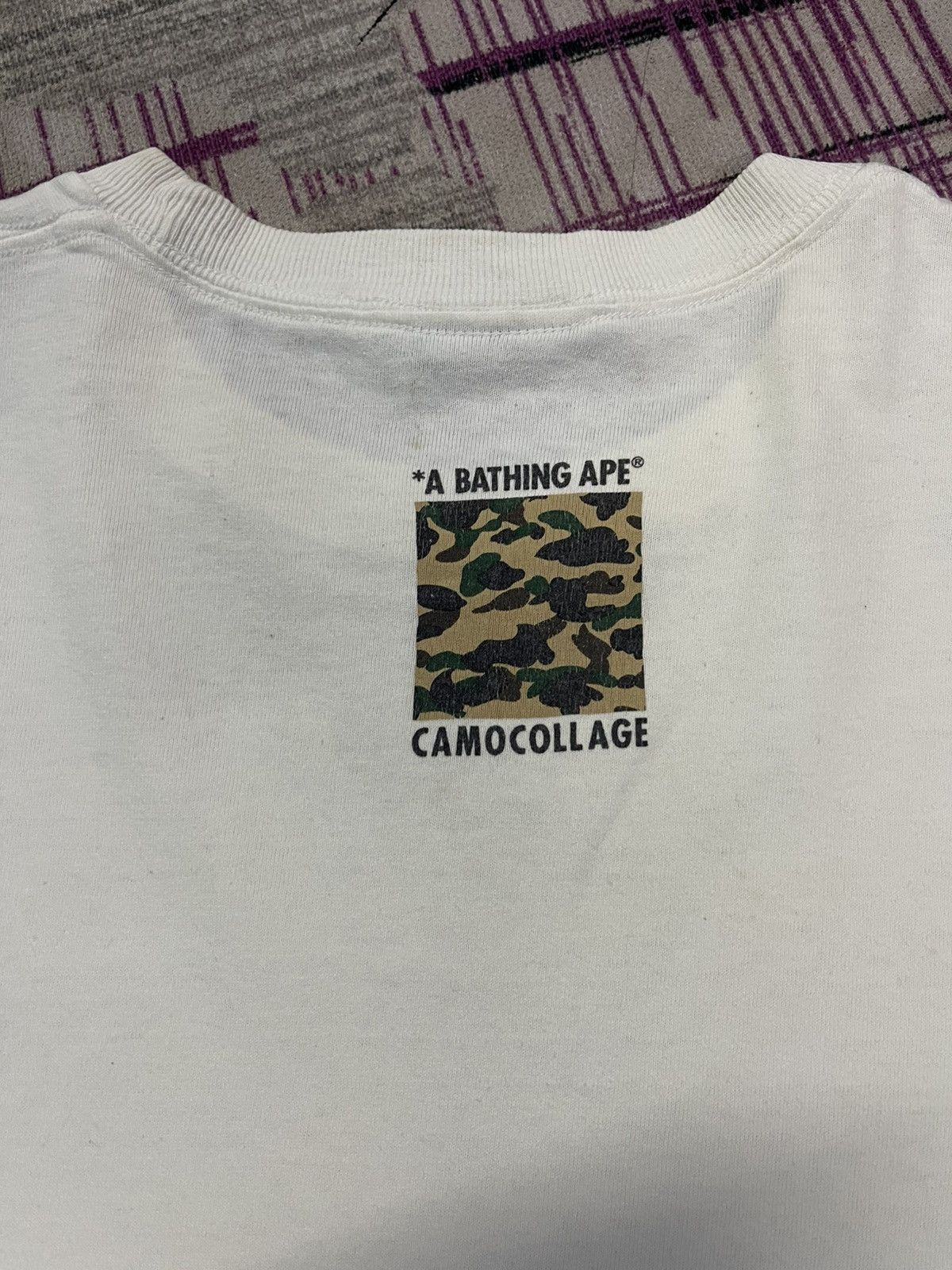 Bape VINTAGE A BATHING APE CAMOCOLLAGE TEE VERY RARE Size US M / EU 48-50 / 2 - 12 Thumbnail