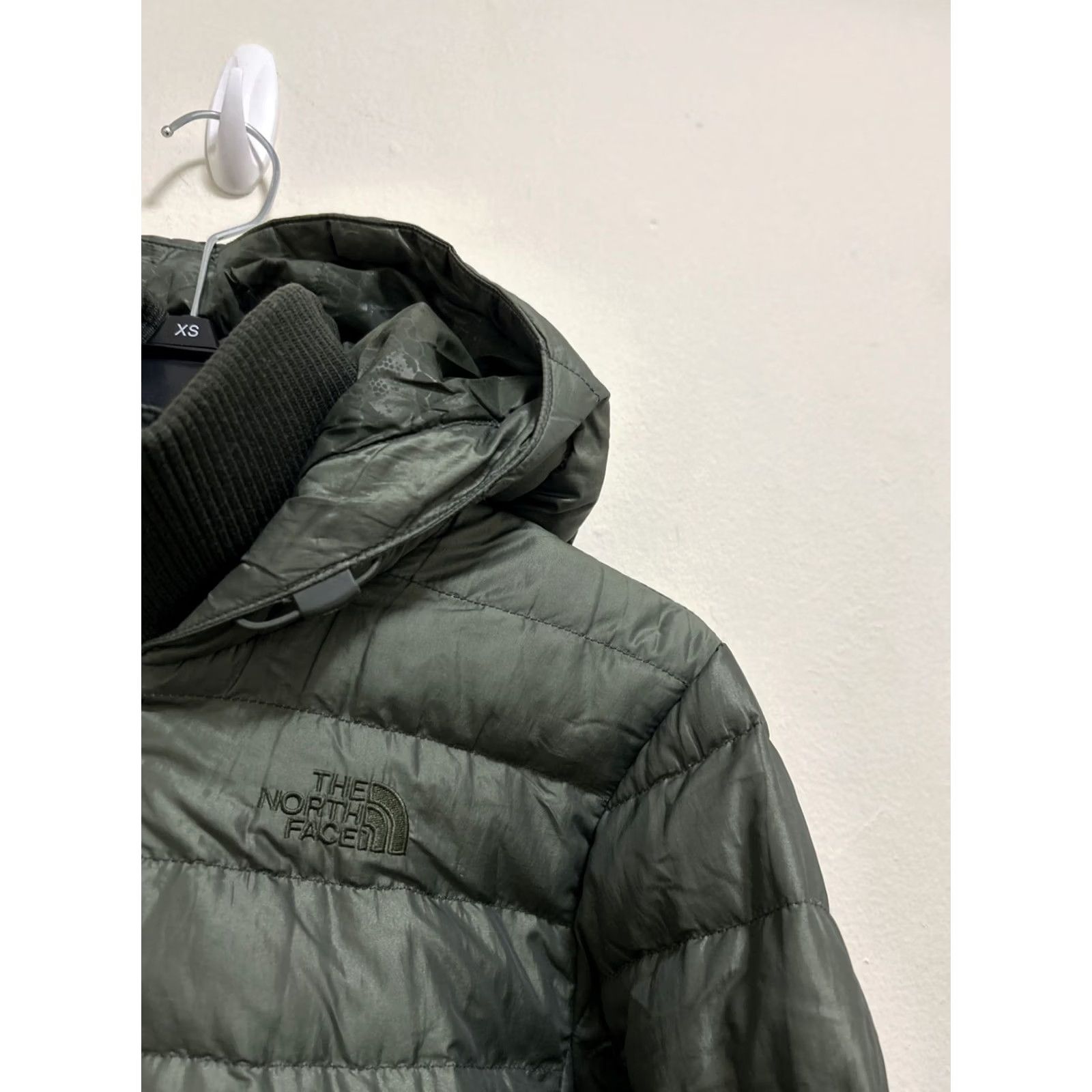 The North Face The North Face Puffer Jacket Womens XS Green Down Full Zip Parka Size XS / US 0-2 / IT 36-38 - 5 Thumbnail