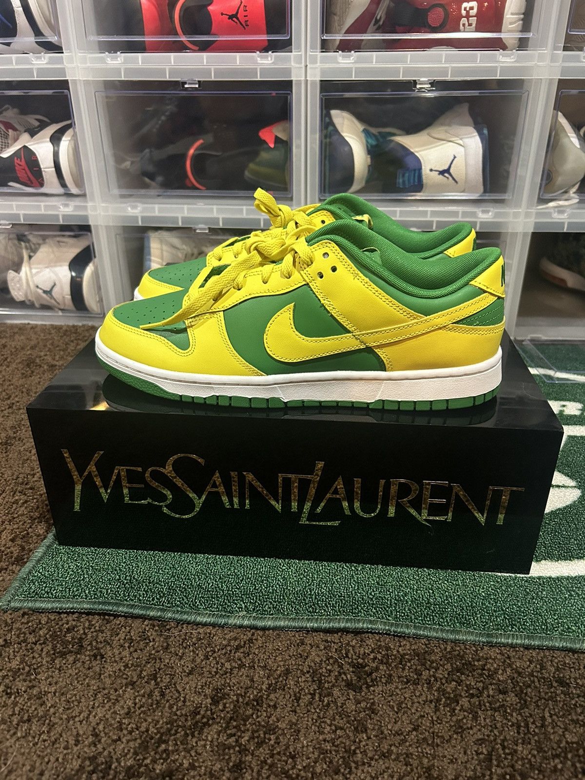 Designer Nike dunk low reverse Brazil Size US 11 / EU 44 - 2 Thumbnail