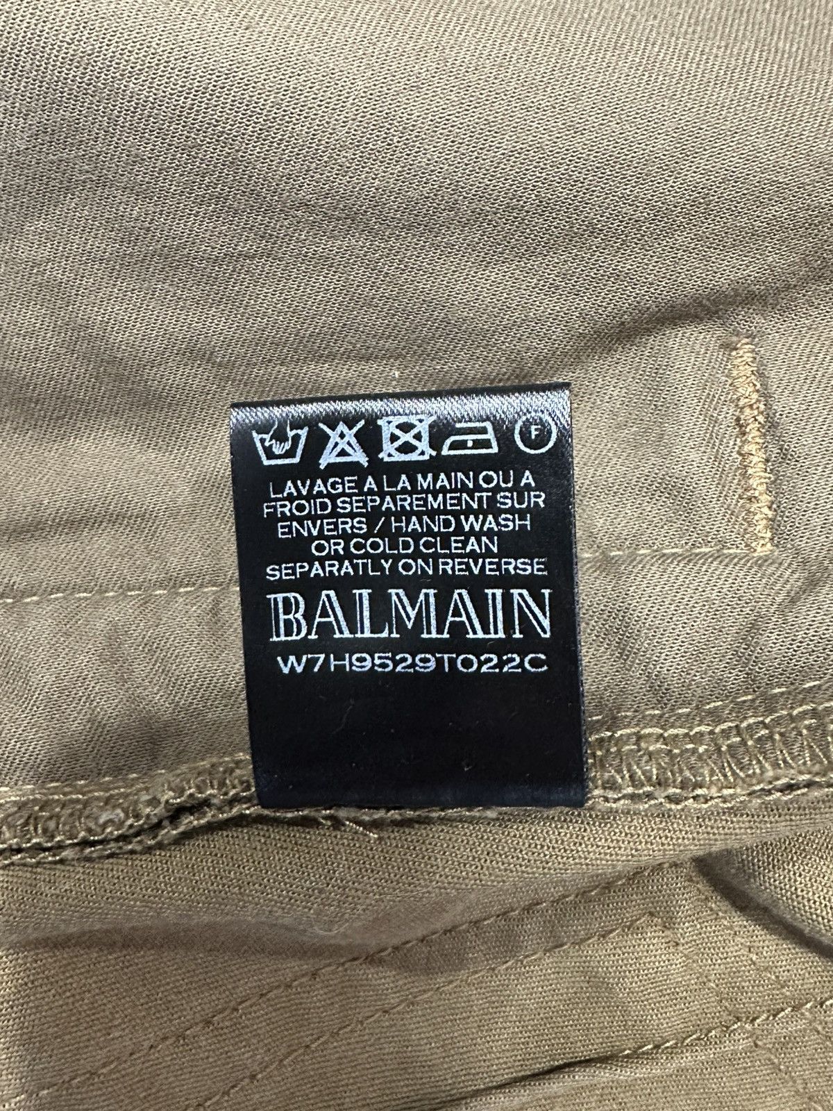 Balmain Balmain Camo Distressed Jeans Size US 29 - 8 Thumbnail