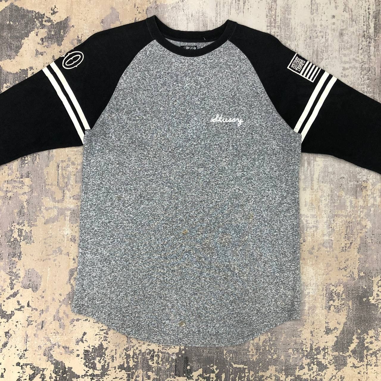 Stussy T257 90s STUSSY TROOPS SKATE TEE Size US L / EU 52-54 / 3 - 2 Thumbnail