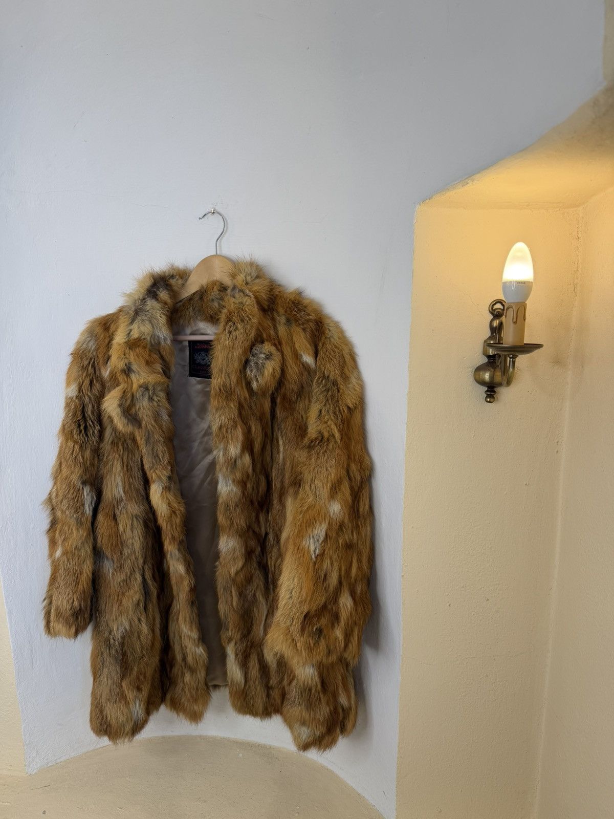Jean Paul Gaultier Rare Archive 90s JPG Classique Patchwork Fox Fur Coat Size M / US 6-8 / IT 42-44 - 3 Thumbnail