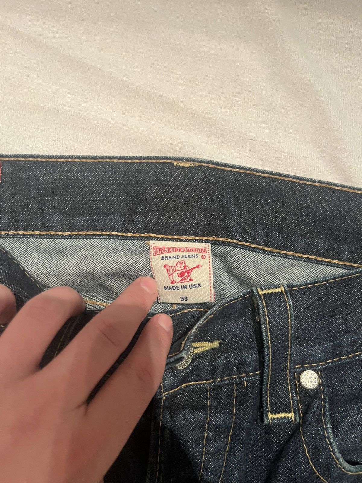 True Religion Iced out true religion jeans Size US 33 - 8 Thumbnail
