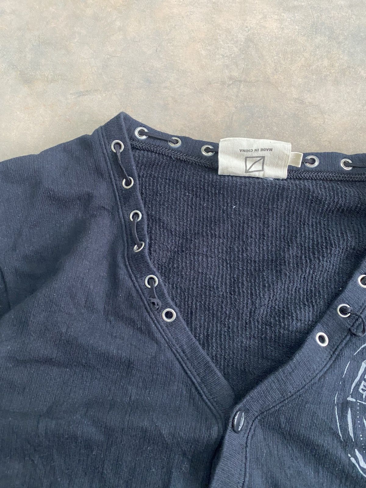 Hysteric Glamour × Japanese Brand × Le Grande Bleu (L.G.B.) 45 Cardigan Punk Grunge Lgb Style Bondage Gothic Size US M / EU 48-50 / 2 - 5 Thumbnail