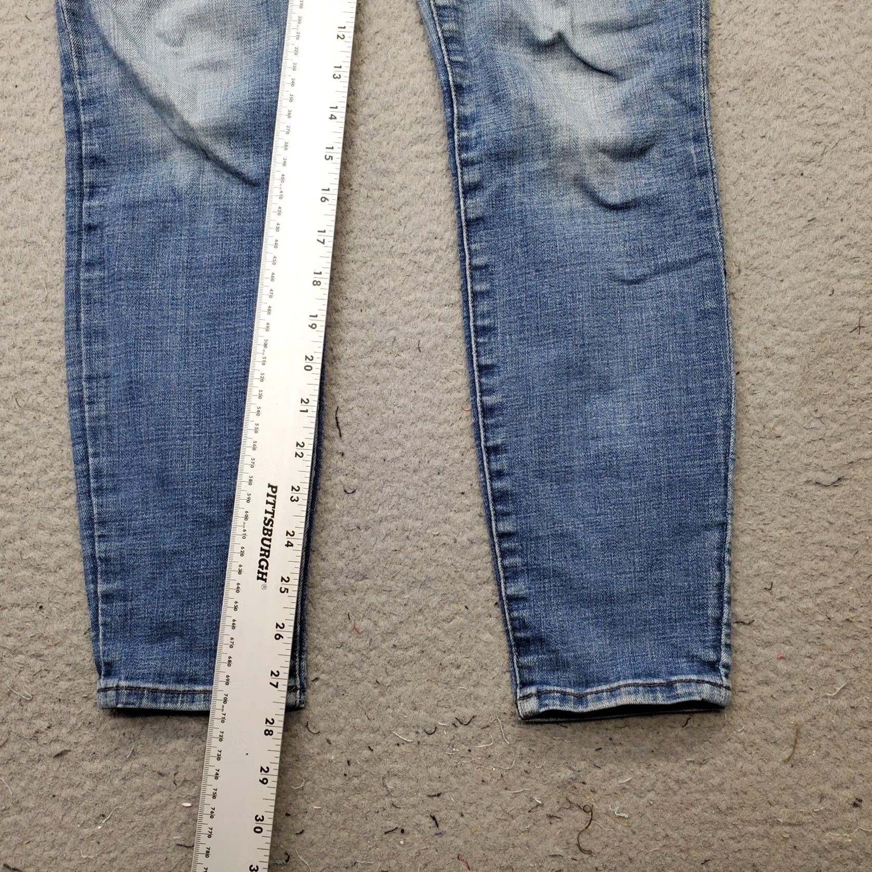 Lucky Brand Lucky Brand Sasha Super Skinny Jeans Jeans Women Size 4 Blue Denim Slim 5-Pocket Inseam 28" Vintage: No Women Size 27" / US 4 / IT 40 - 4 Thumbnail