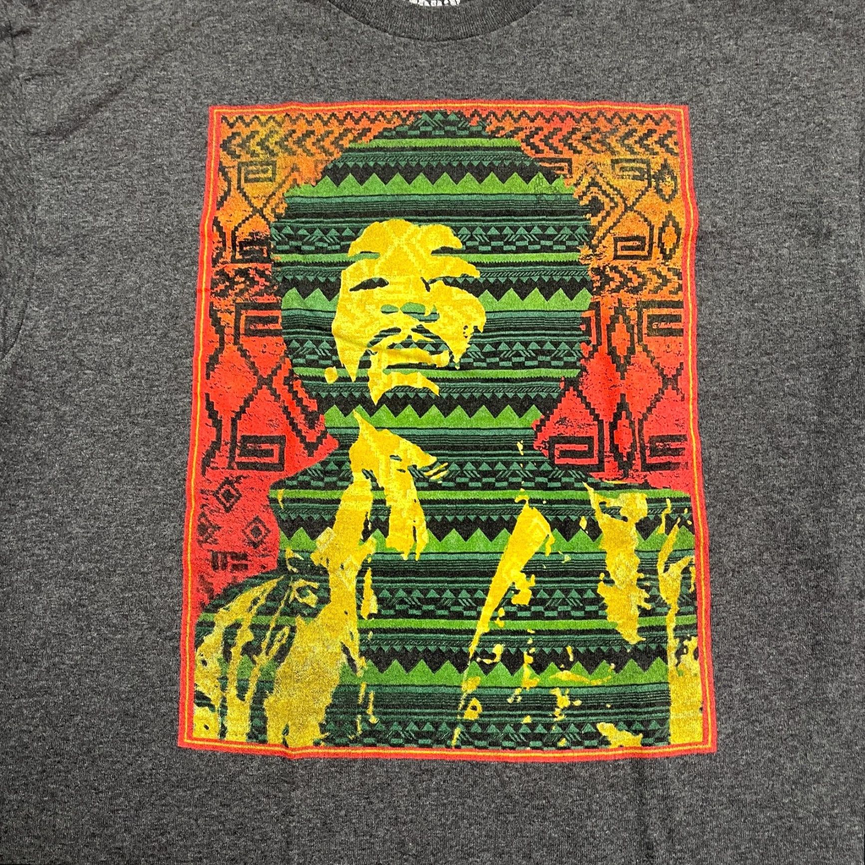 Vintage Jimi Hendrix T-Shirt Mens Large Gray Crew Neck Graphic Print Shirt Reggae Music Short Sleeve Size US L / EU 52-54 / 3 - 3 Thumbnail