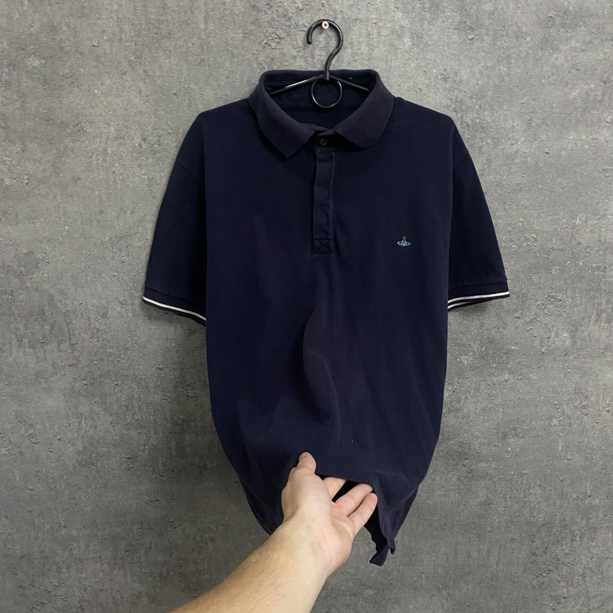 Vivienne Westwood Vivienne Westwood Polo T Shirt Vintage Small Orb Logo Luxury Size US XL / EU 56 / 4 - 2 Thumbnail