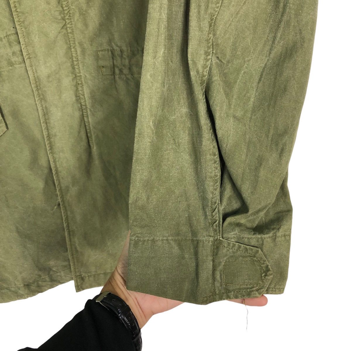 Japanese Brand 🔥Vintage Chore Biker Jacket Military Cargo Pockets Size US L / EU 52-54 / 3 - 15 Thumbnail