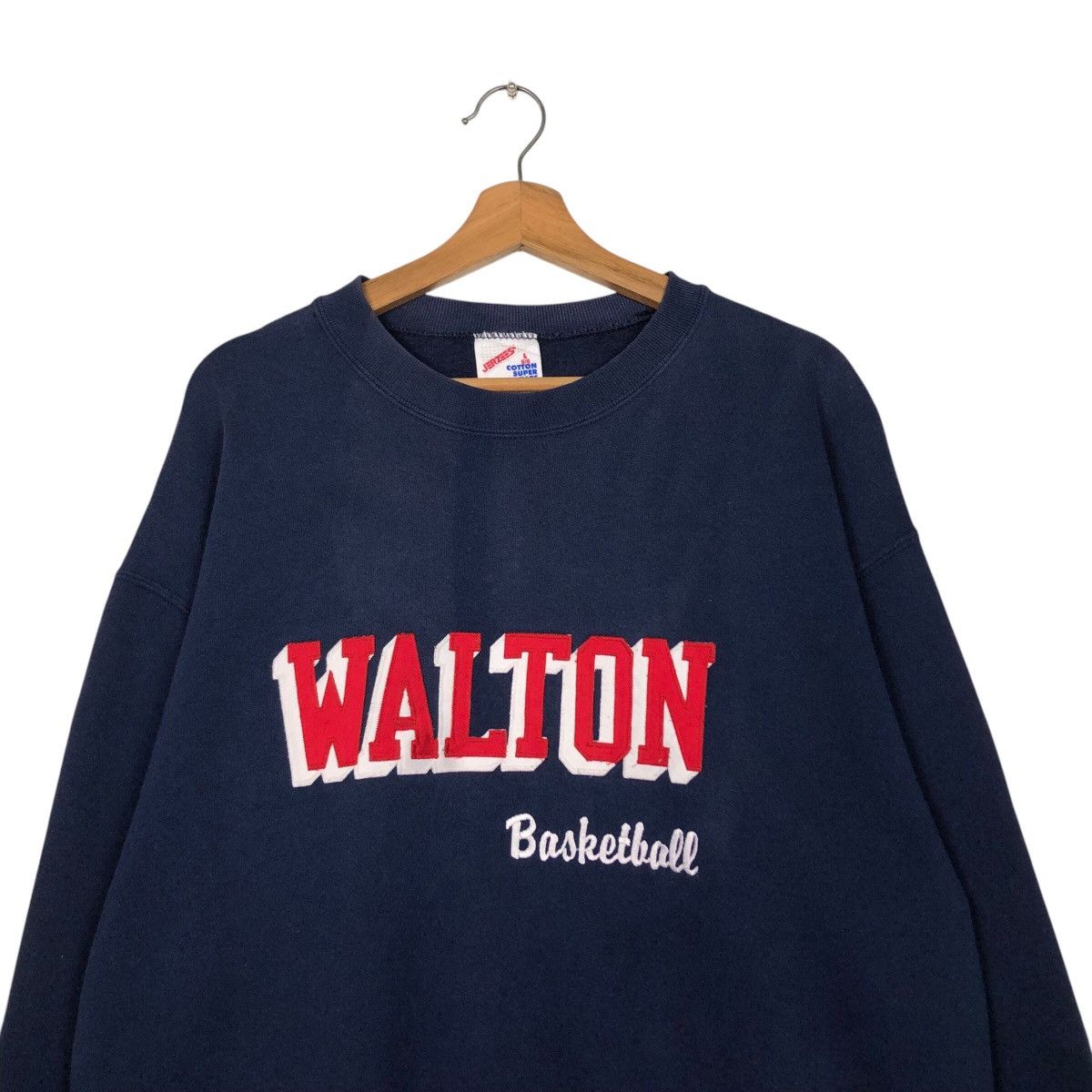 Japanese Brand × Vintage 📌Vintage Sweatshirt Crewneck Walton Basketball Big Logo Usa Size US L / EU 52-54 / 3 - 4 Thumbnail