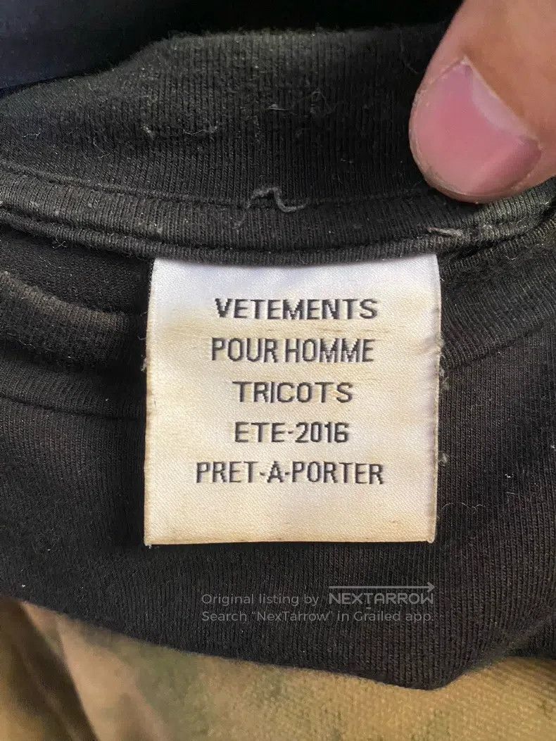 Other Vetements First Generation Sanskrit Bodycon Top Size US M / EU 48-50 / 2 - 3 Thumbnail
