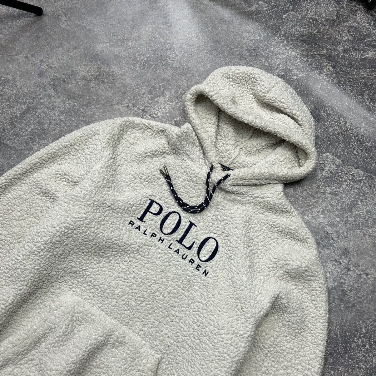 Polo Ralph Lauren Mens Polo Ralph Lauren Big logo teddy fleece y2k hoodie Size US XS / EU 42 / 0 - 2 Thumbnail