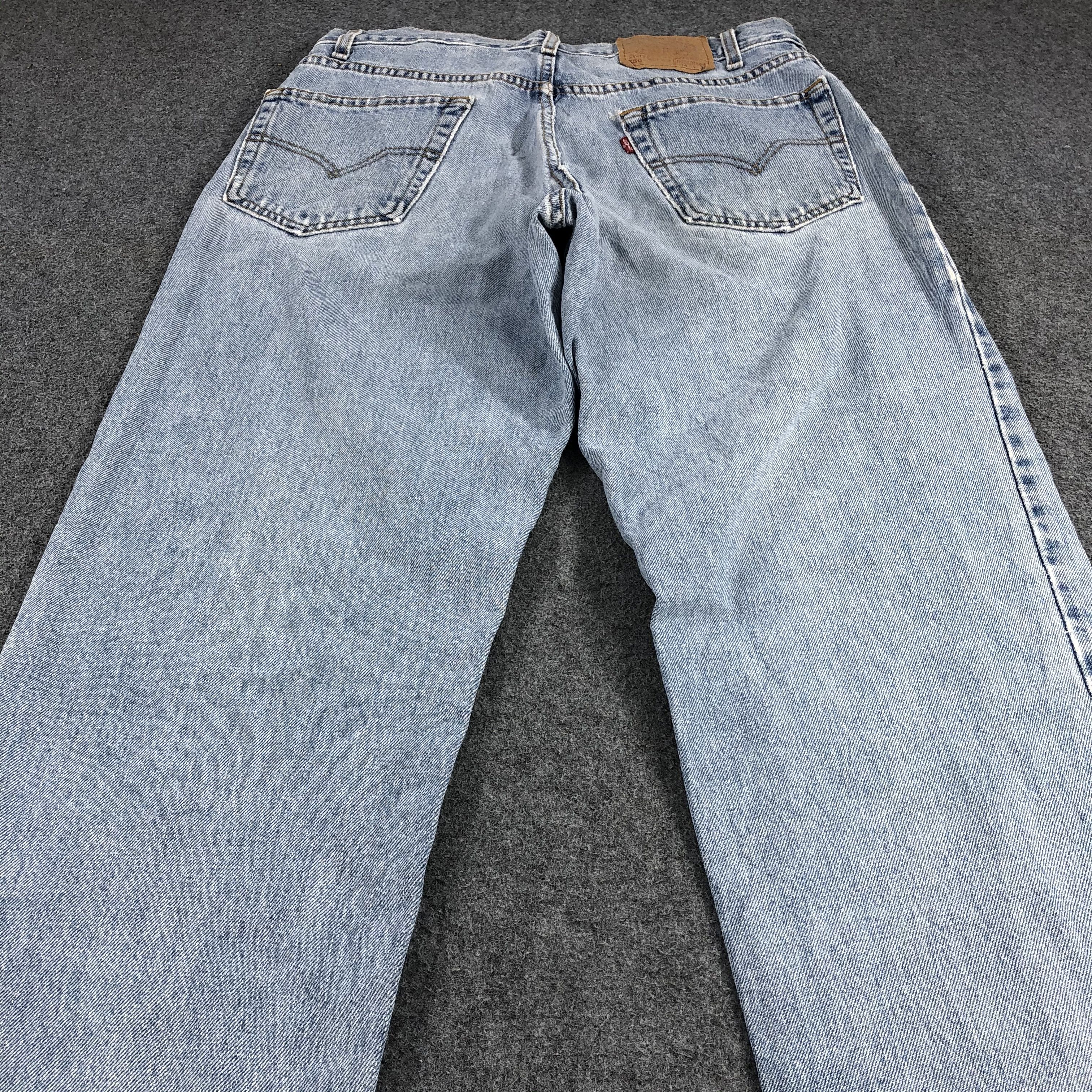 Levi's 90s Vintage Light Wash Levis 550 Jeans-JM1154 Size US 34 / EU 50 - 4 Thumbnail