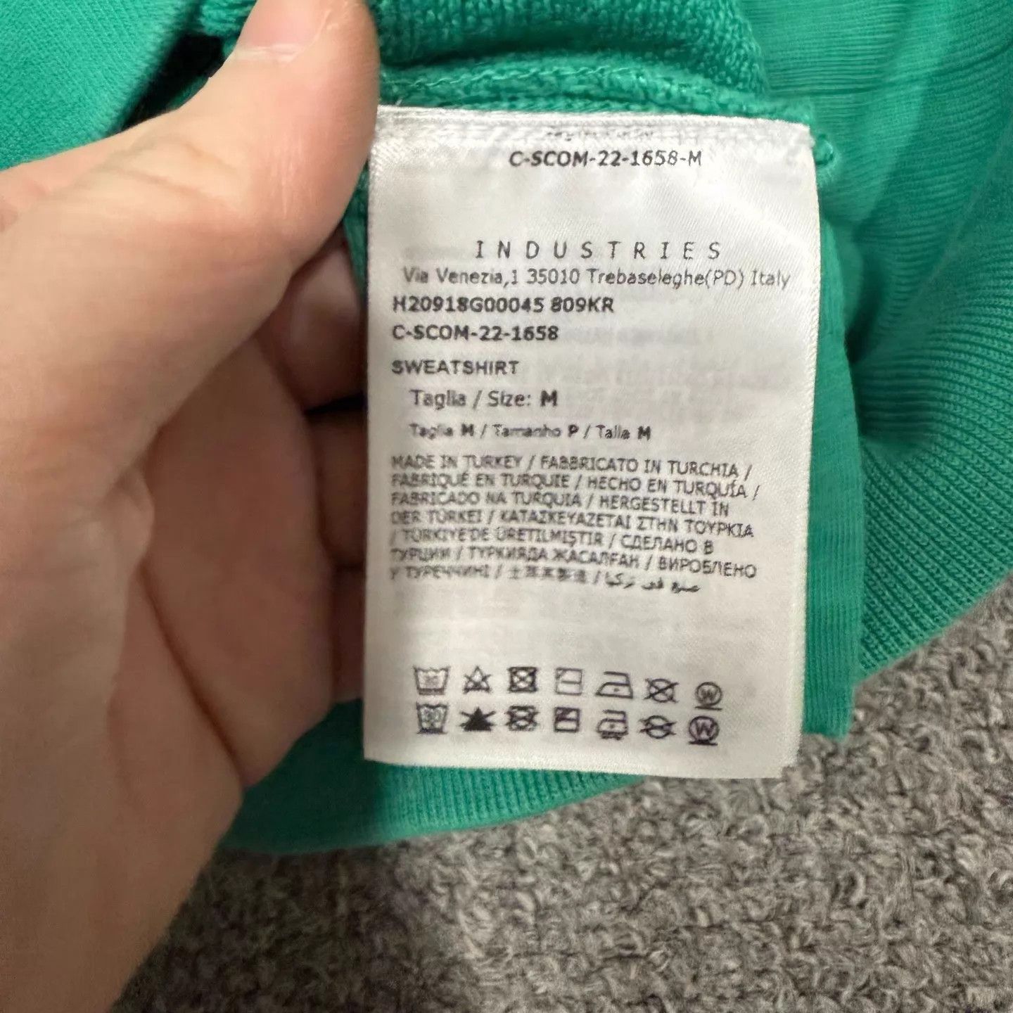 Moncler Moncler green chest logo long-sleeve sweatshirt M 99 new Size US M / EU 48-50 / 2 - 4 Thumbnail