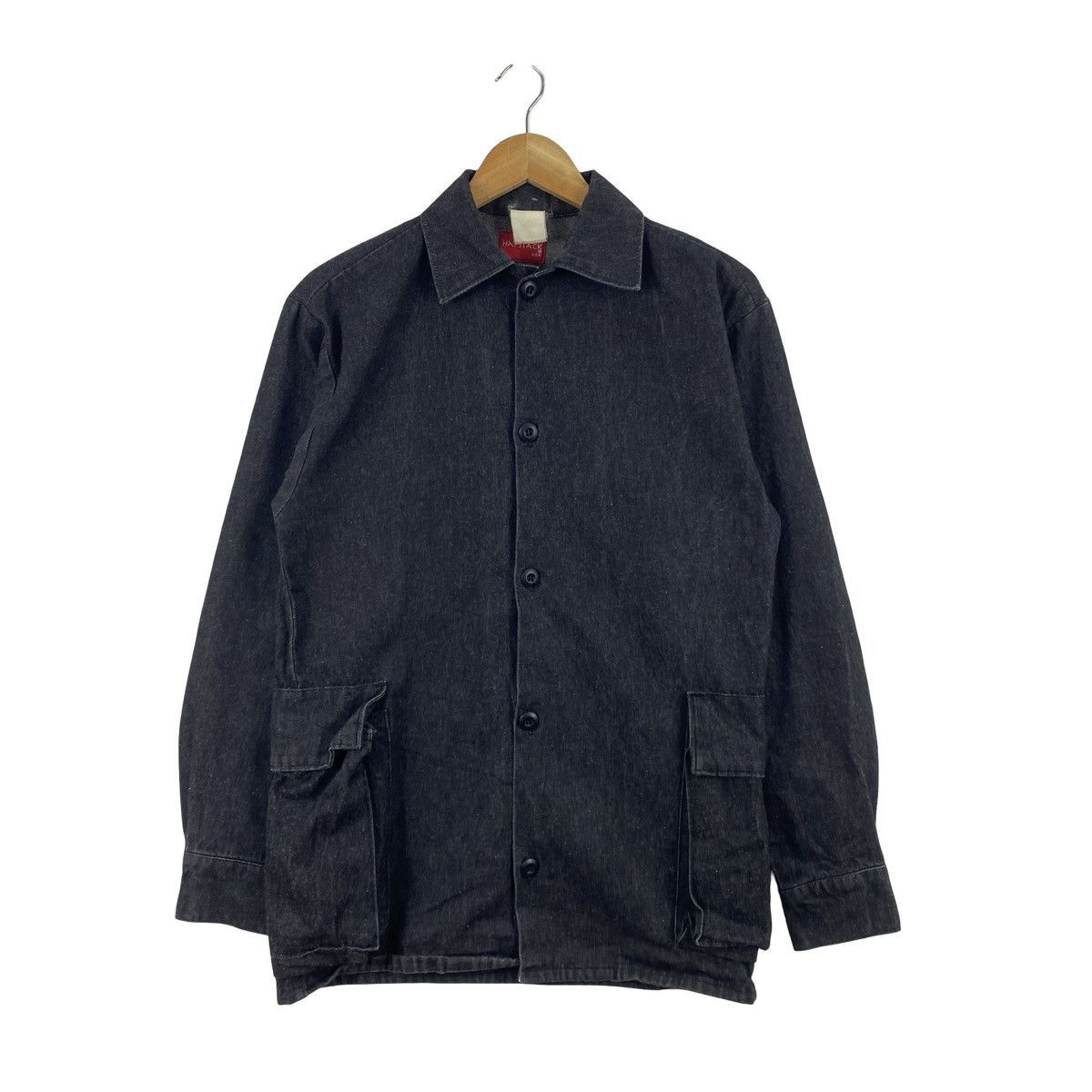 Vintage Vintage HAYSTACK USA Denim Chore Jacket Button Up Workwear Size US S / EU 44-46 / 1 - 5 Thumbnail