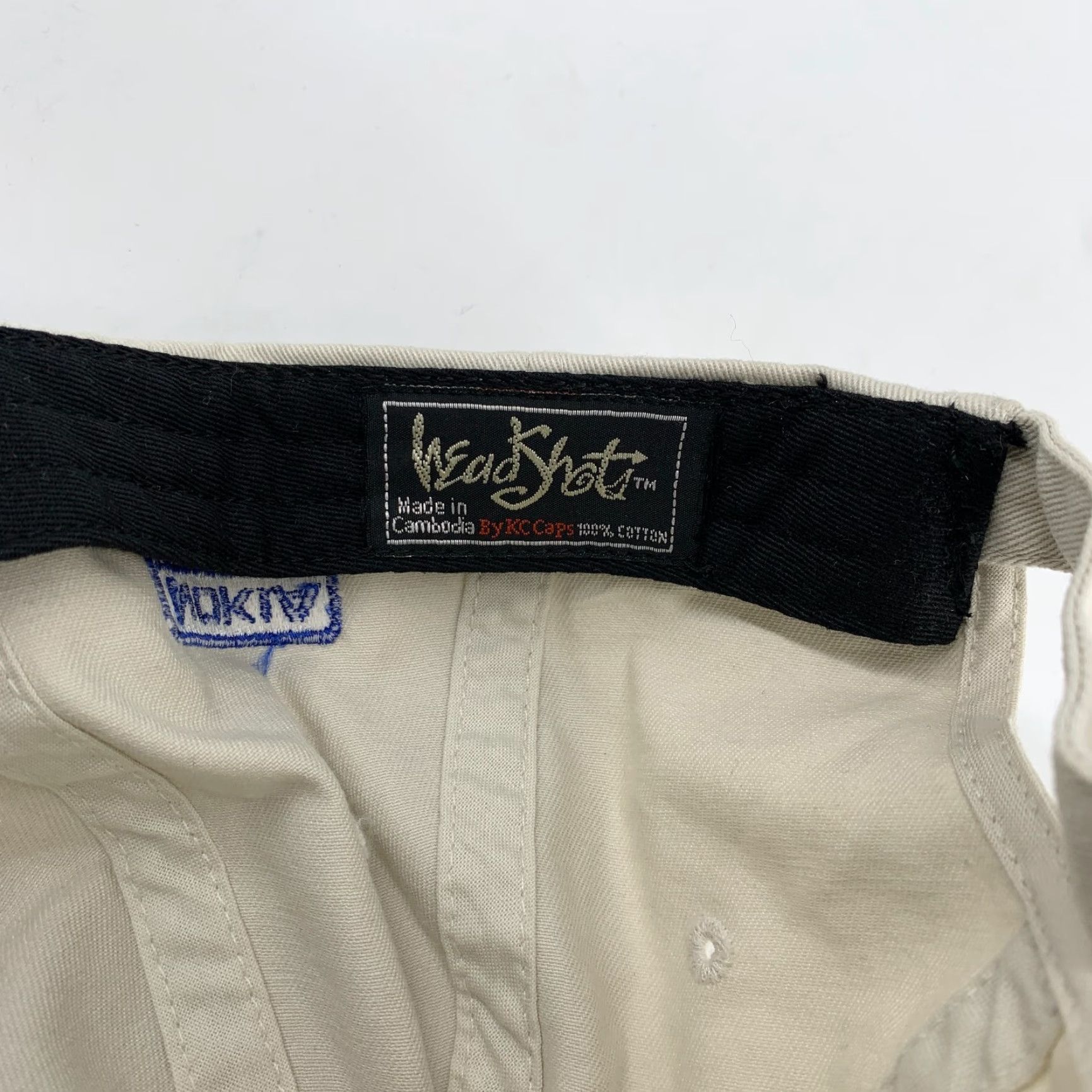 Vintage Head Shots By KC Men's Beige 2006 Champion Adjustable Baseball Cap NWT Size ONE SIZE - 7 Thumbnail