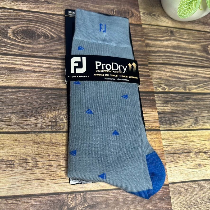 Footjoy FootJoy Men's ProDry Lightweight Crew Golf Socks 1 Pair NWT Size ONE SIZE - 2 Thumbnail
