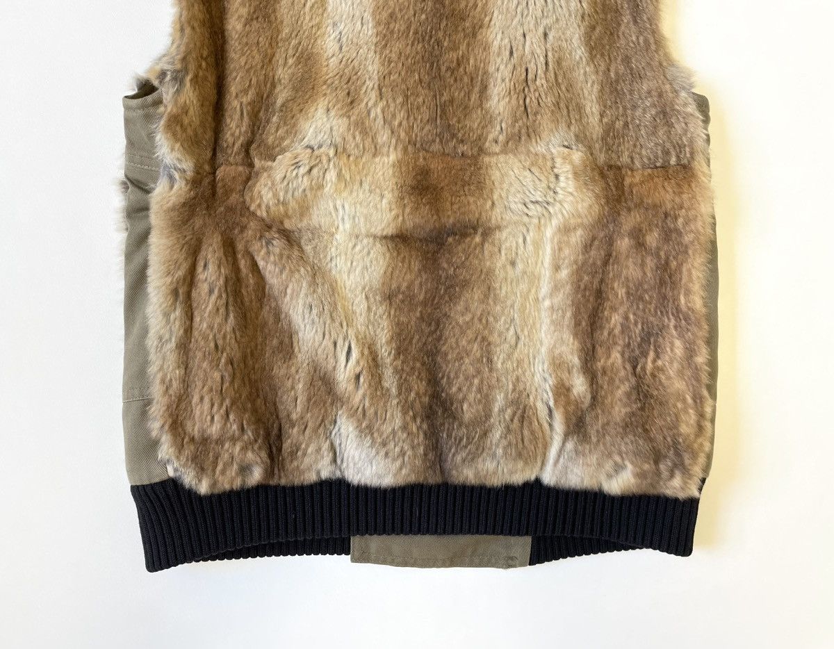 Dries Van Noten A/W 10 Rabbit Fur Biker Vest Size US S / EU 44-46 / 1 - 17 Thumbnail