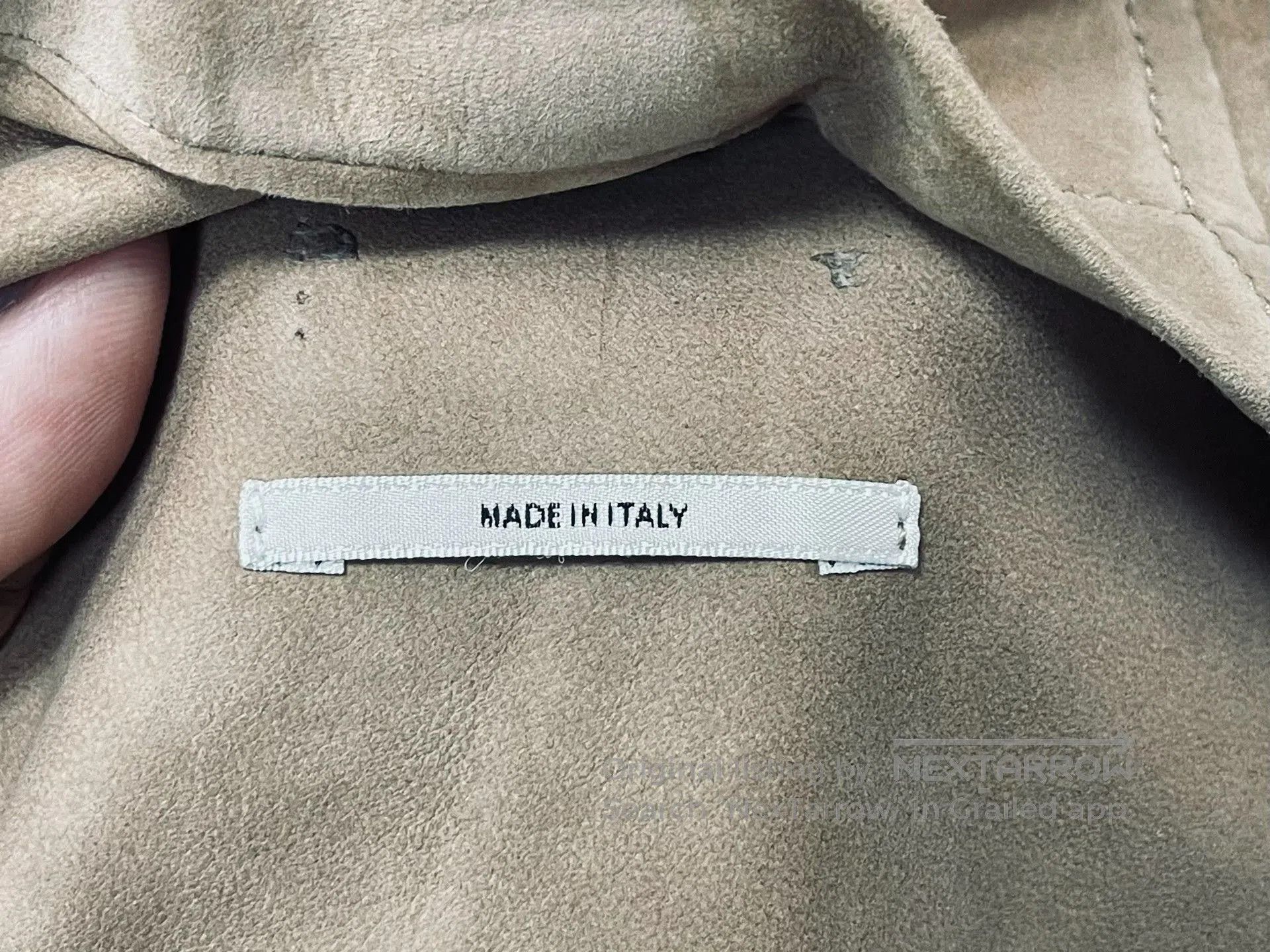 Ziggy Chen Italian Suede Safari Jacket. Size US L / EU 52-54 / 3 - 7 Thumbnail