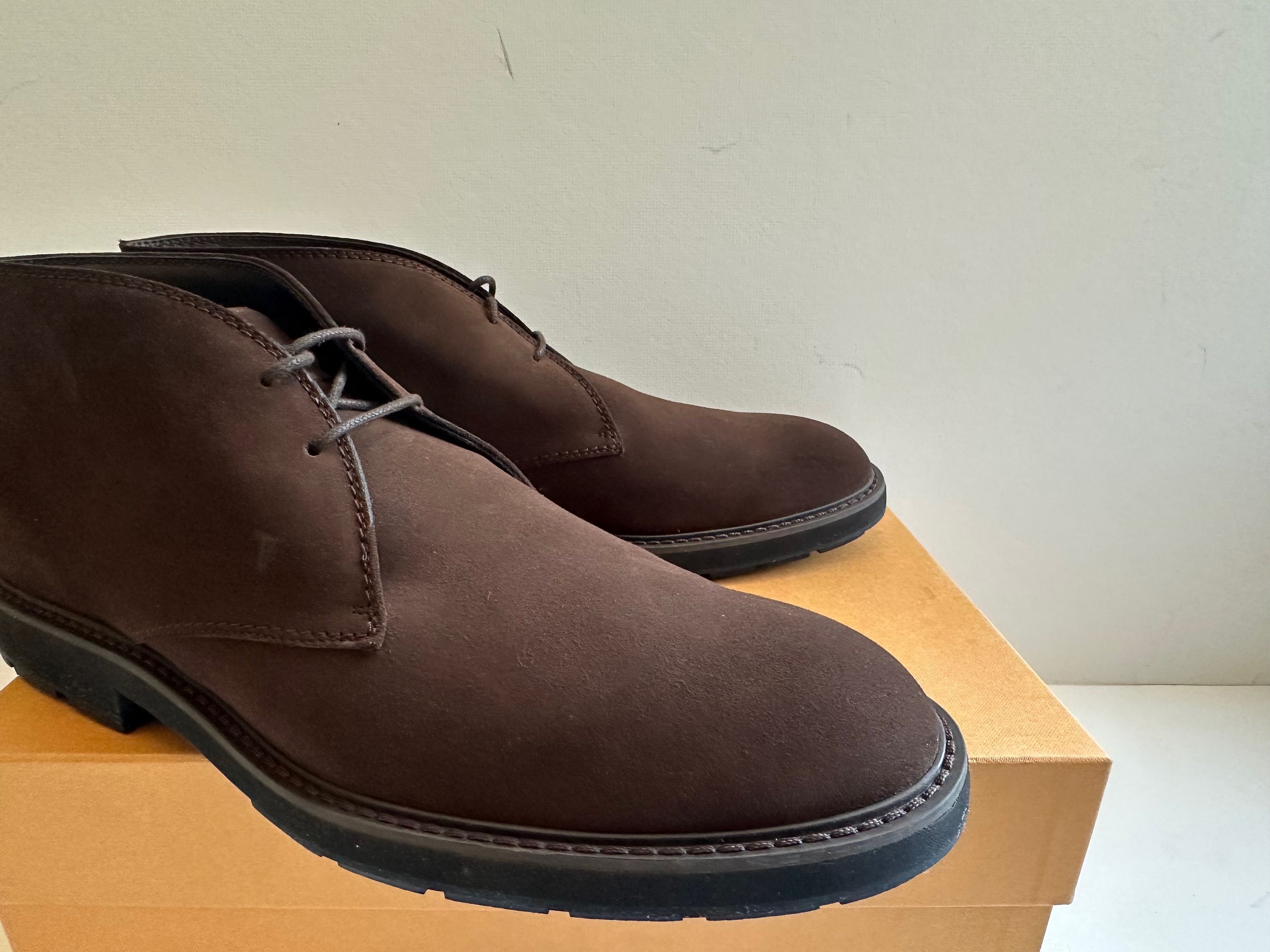 Tod's Tod's Suede Desert Chukka Boots - Brown - Size US14 (UK13) Size US 14 / EU 47 - 3 Thumbnail