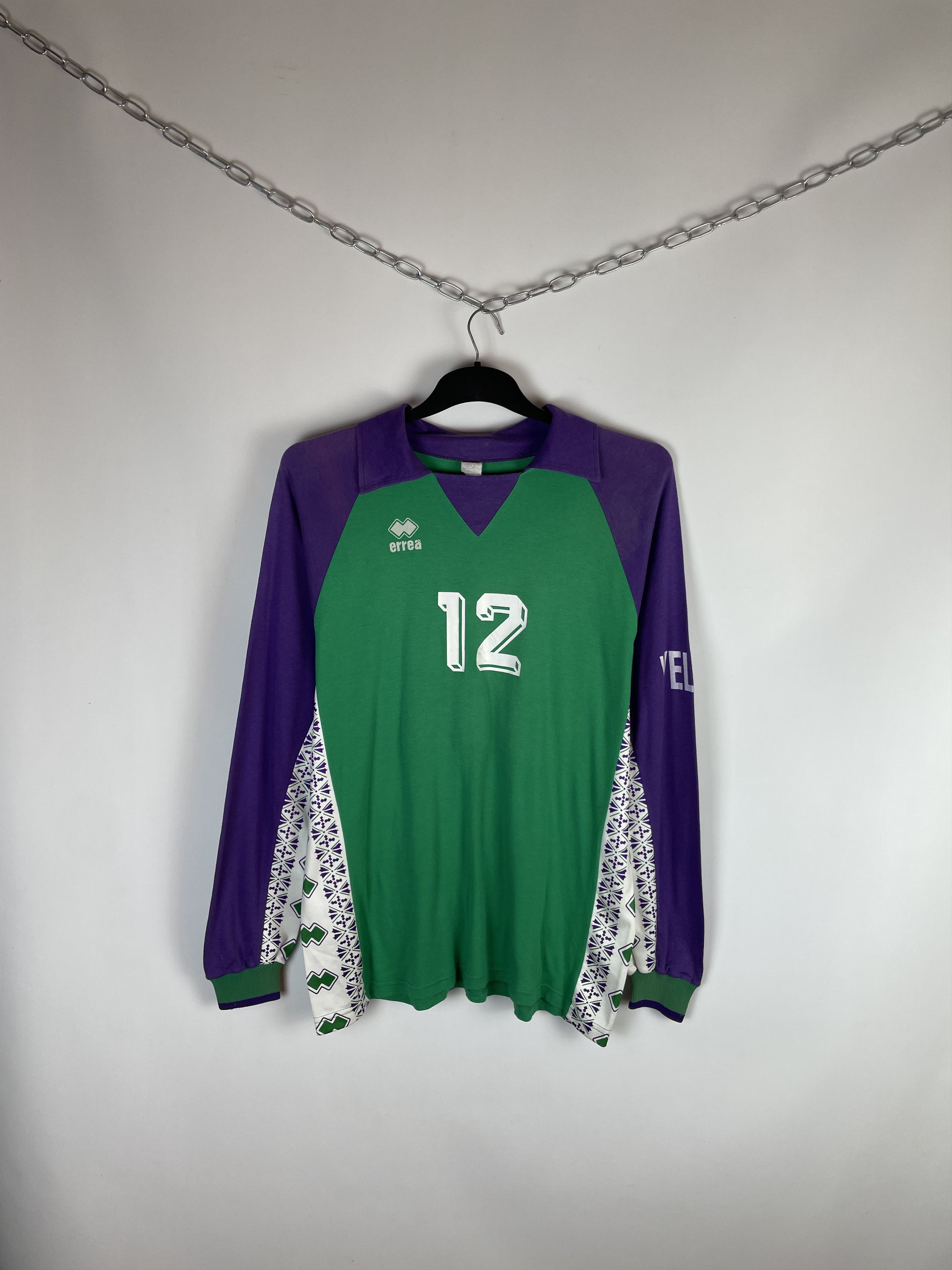 Errea 90s RARE ERREA VINTAGE SHIRT JERSEY FOOTBALL Size US XL / EU 56 / 4 - 1 Thumbnail