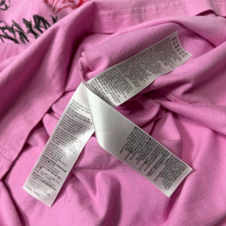 Balenciaga Balenciaga Letter printed T-shirt with round neck and shor Size XS / US 0-2 / IT 36-38 - 9 Thumbnail