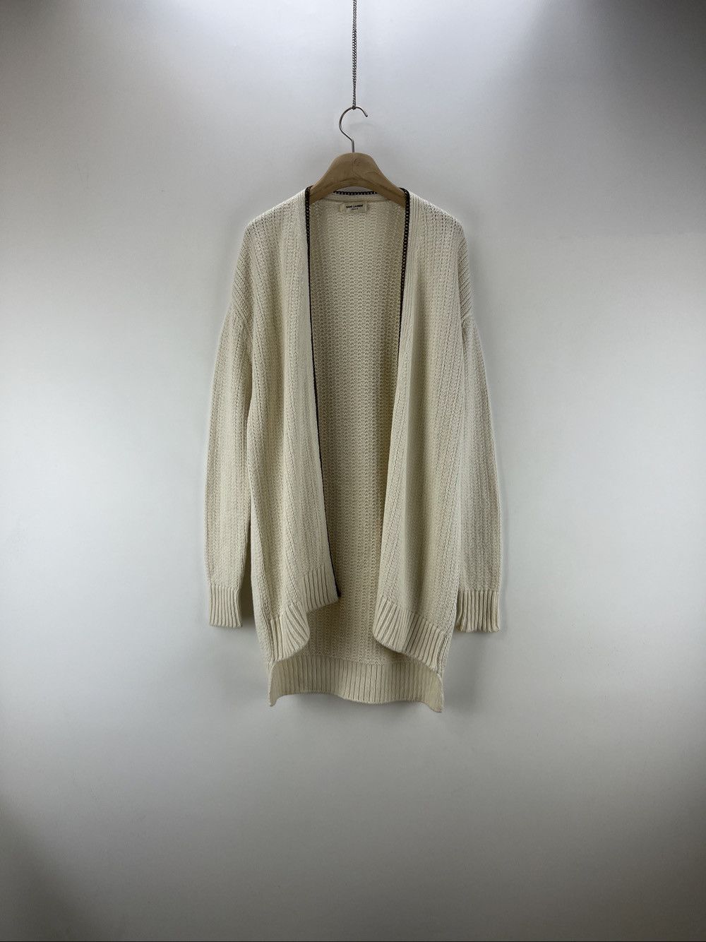 Saint Laurent Paris Saint Laurent Chain Trim Knit Cardigan Size M Size M / US 6-8 / IT 42-44 - 1 Thumbnail