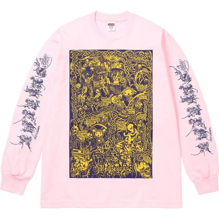 Supreme Supreme Brown Wombat Men's Long Sleeve Size US XL / EU 56 / 4 - 3 Thumbnail