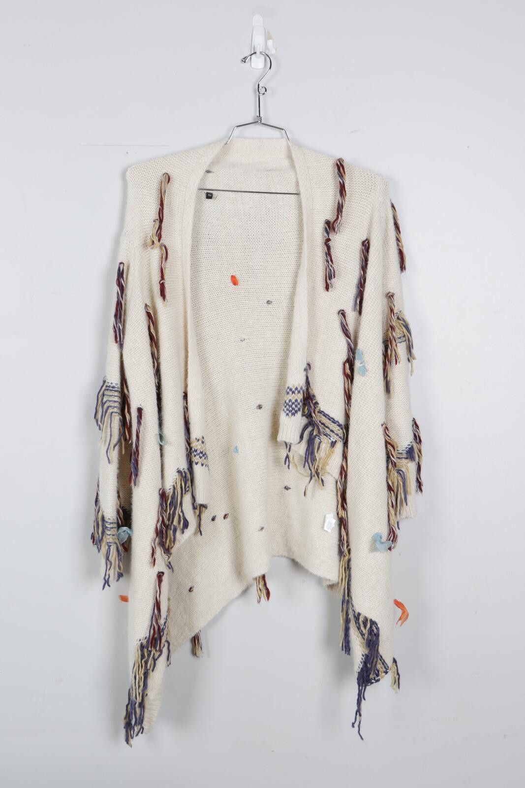 Other 00's TU Tassle Embroidered Cardigan Size L / US 10 / IT 46 - 1 Thumbnail