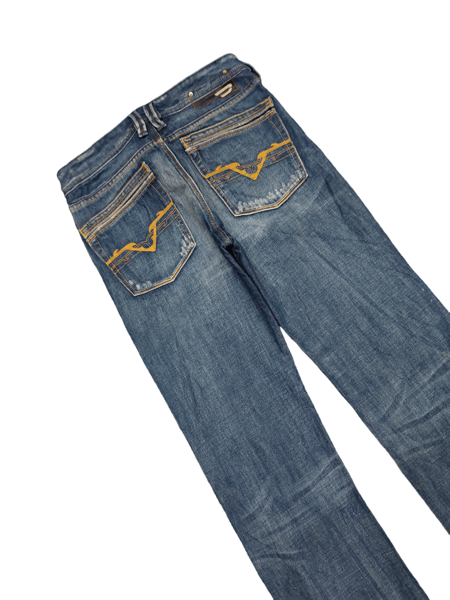 Diesel Vintage Diesel Distress Faded Clawmark Denim Jeans Size US 29 - 6 Thumbnail